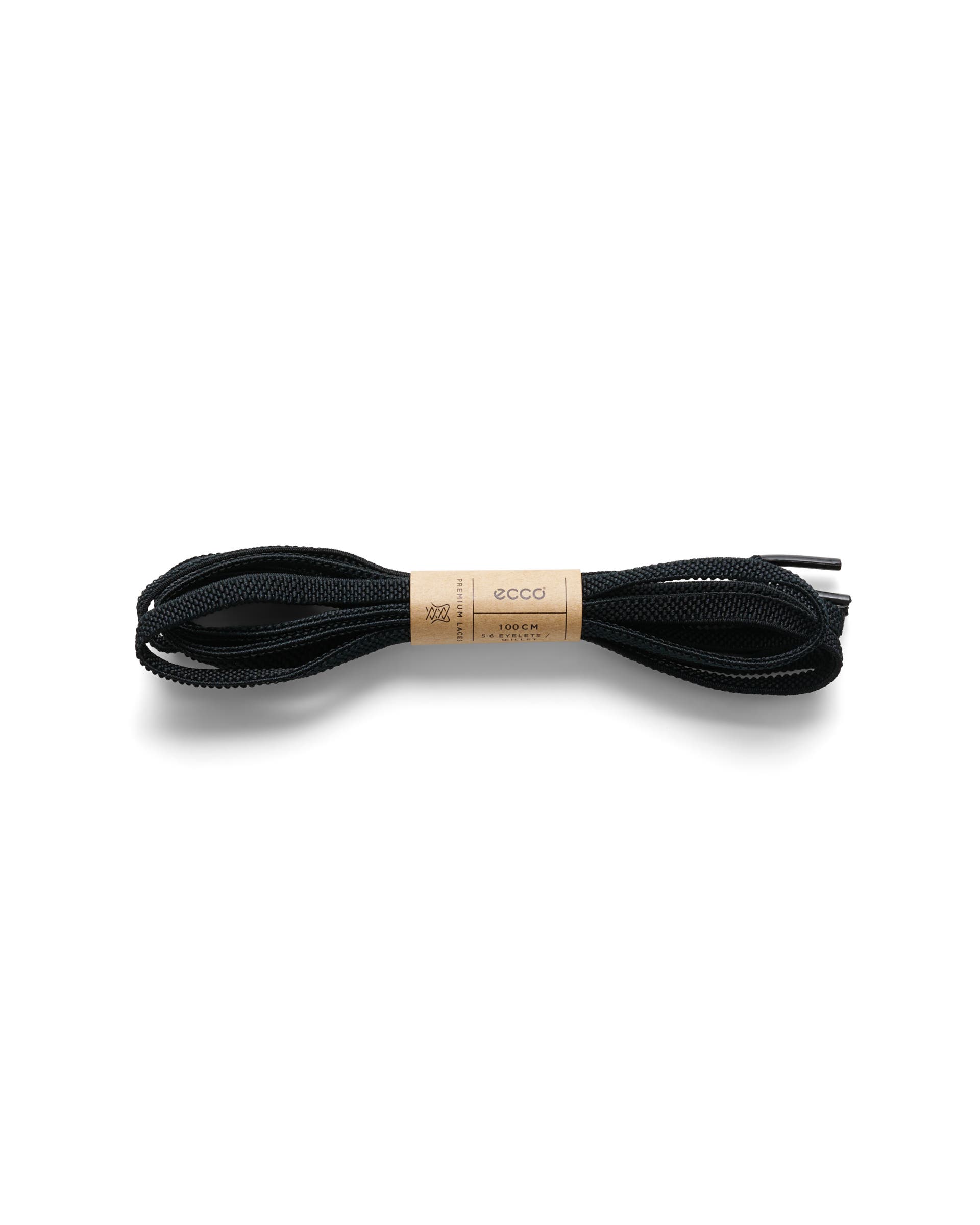 ECCO ELASTIC SHOELACE - Black - Main