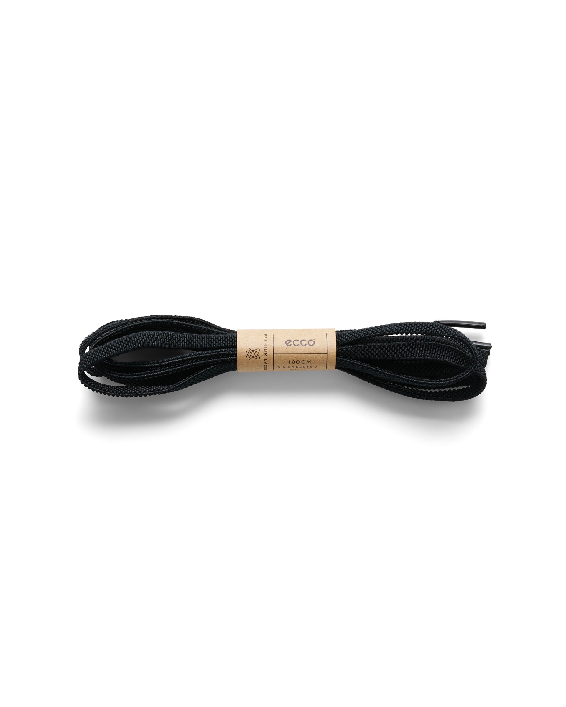 ECCO ELASTIC SHOELACE - Black - Main