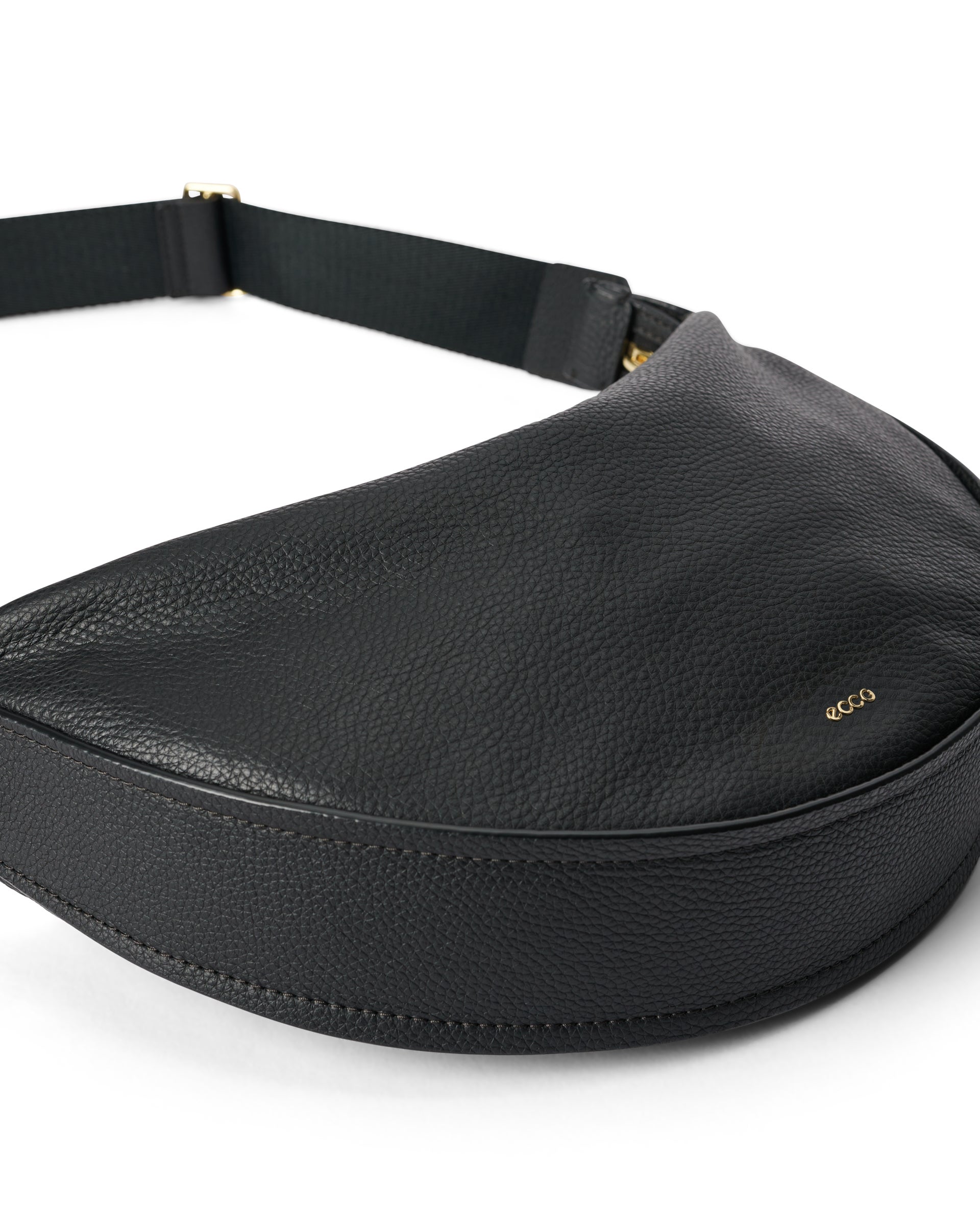 ECCO® Fortune sac bandoulière cuir - Noir - Detail-2
