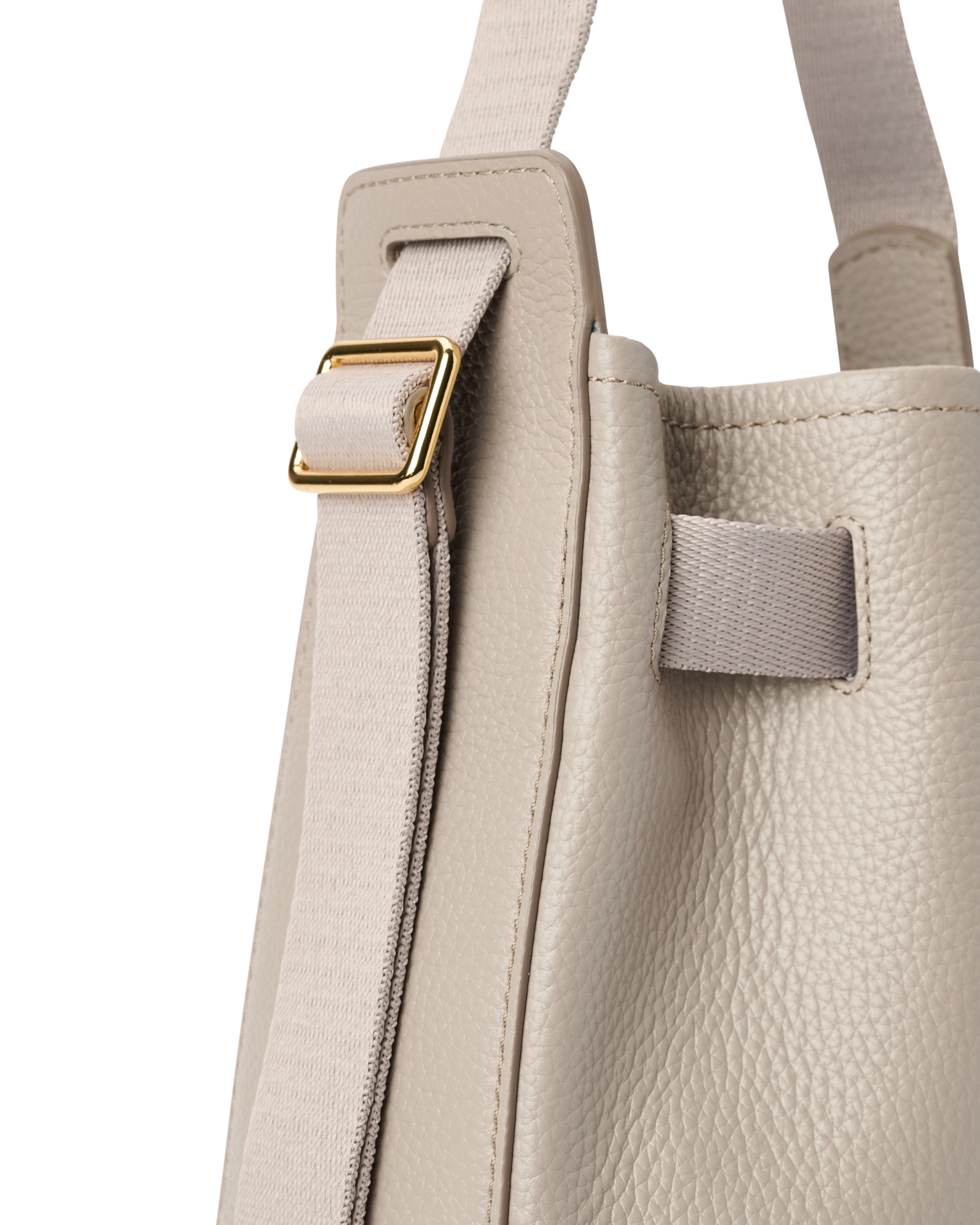 ECCO® Sail Bag kožna torba hobo - Bež - Detail-1