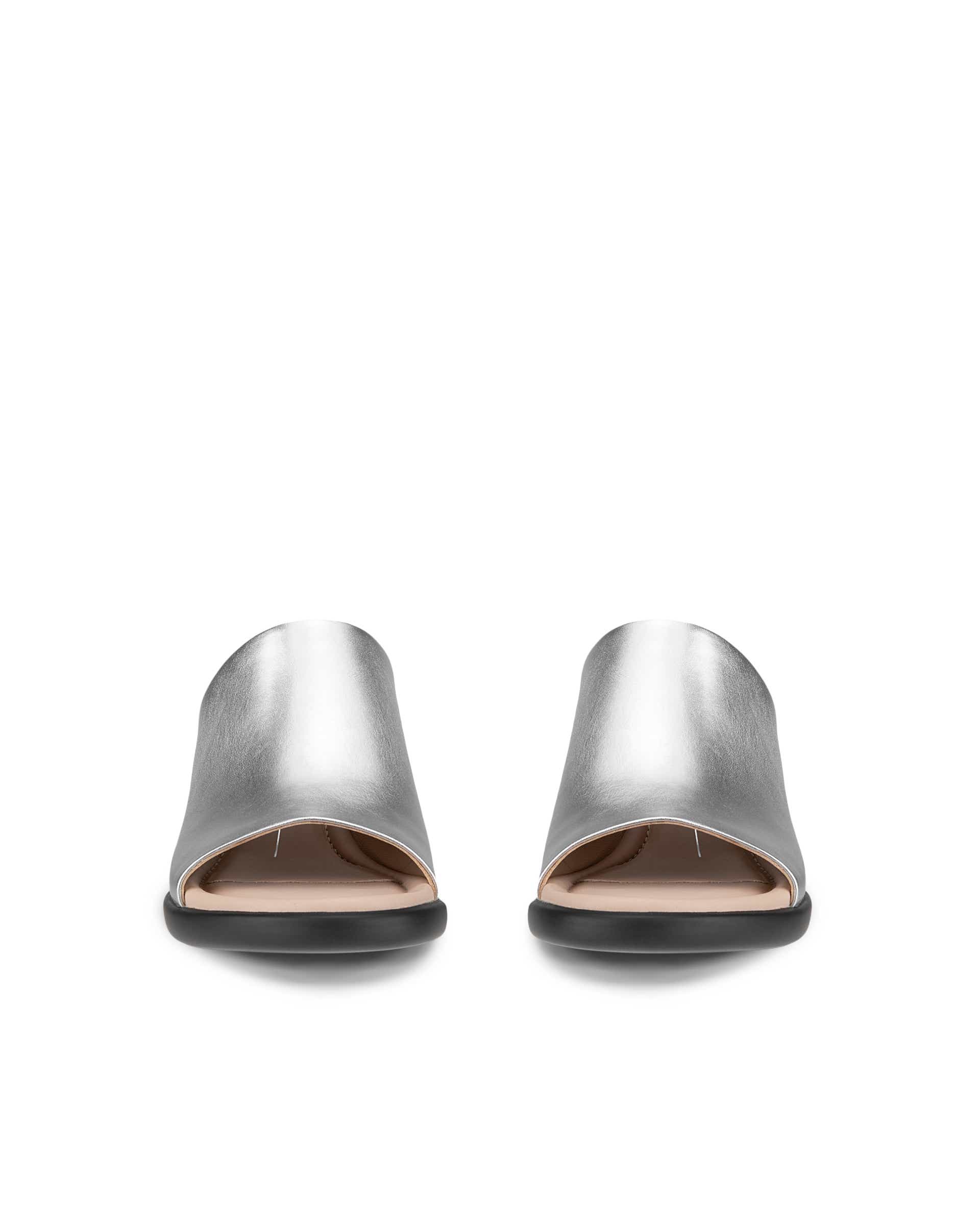 Dámské kožené nazouváky ECCO® Sculpted Sandal LX 35 - Metalická - Front pair