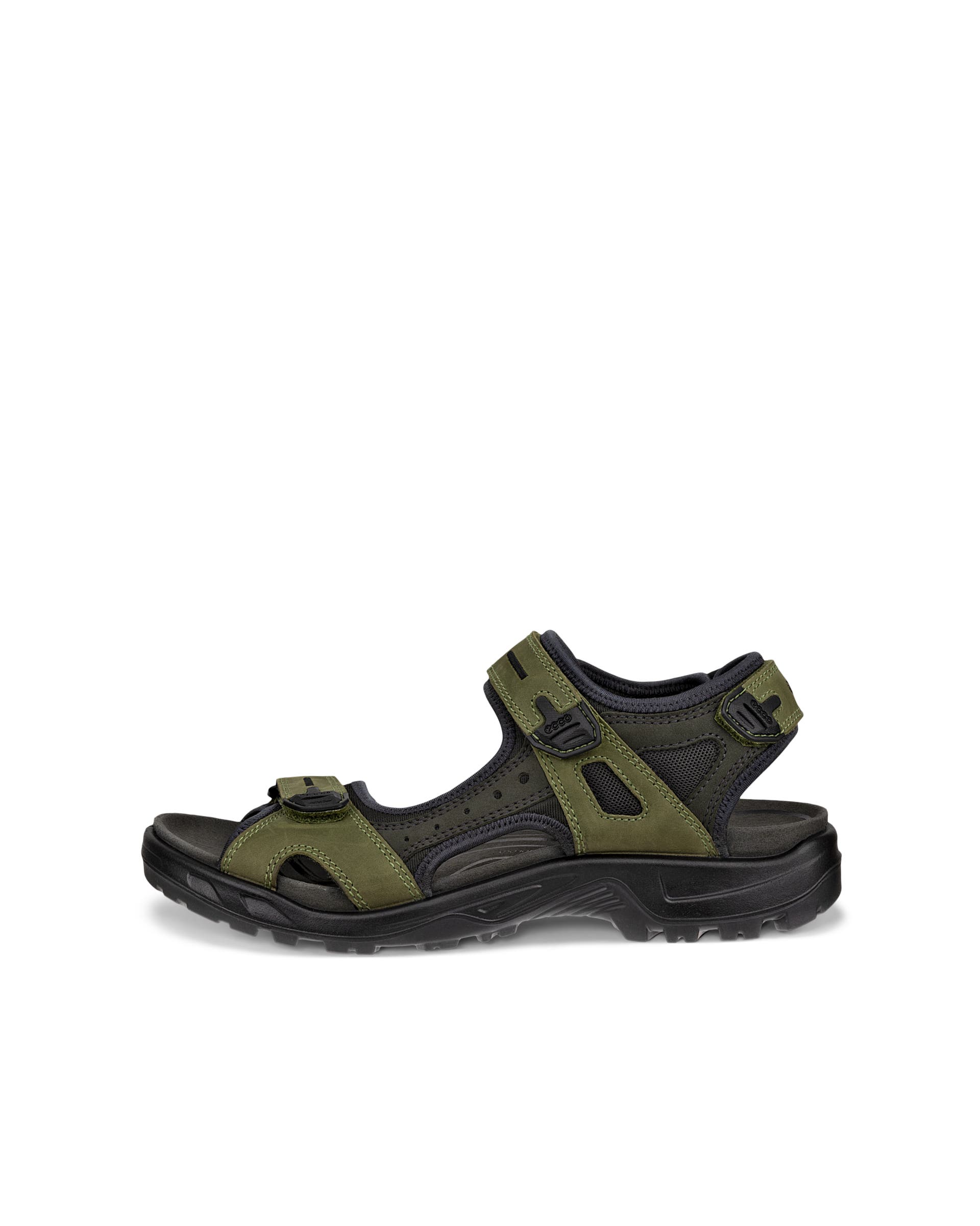 ECCO® Offroad Heren nubuck wandelsandaal - Groen - Outside