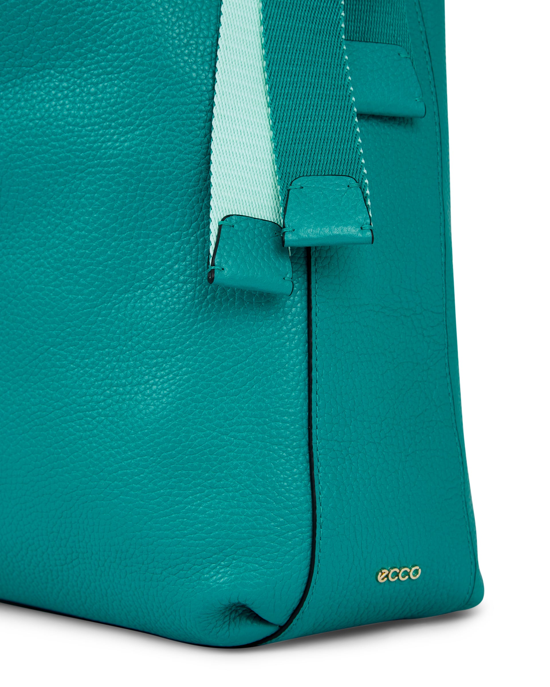 ECCO Sail Large Pebbled レザーホーボーバッグ | グリーン