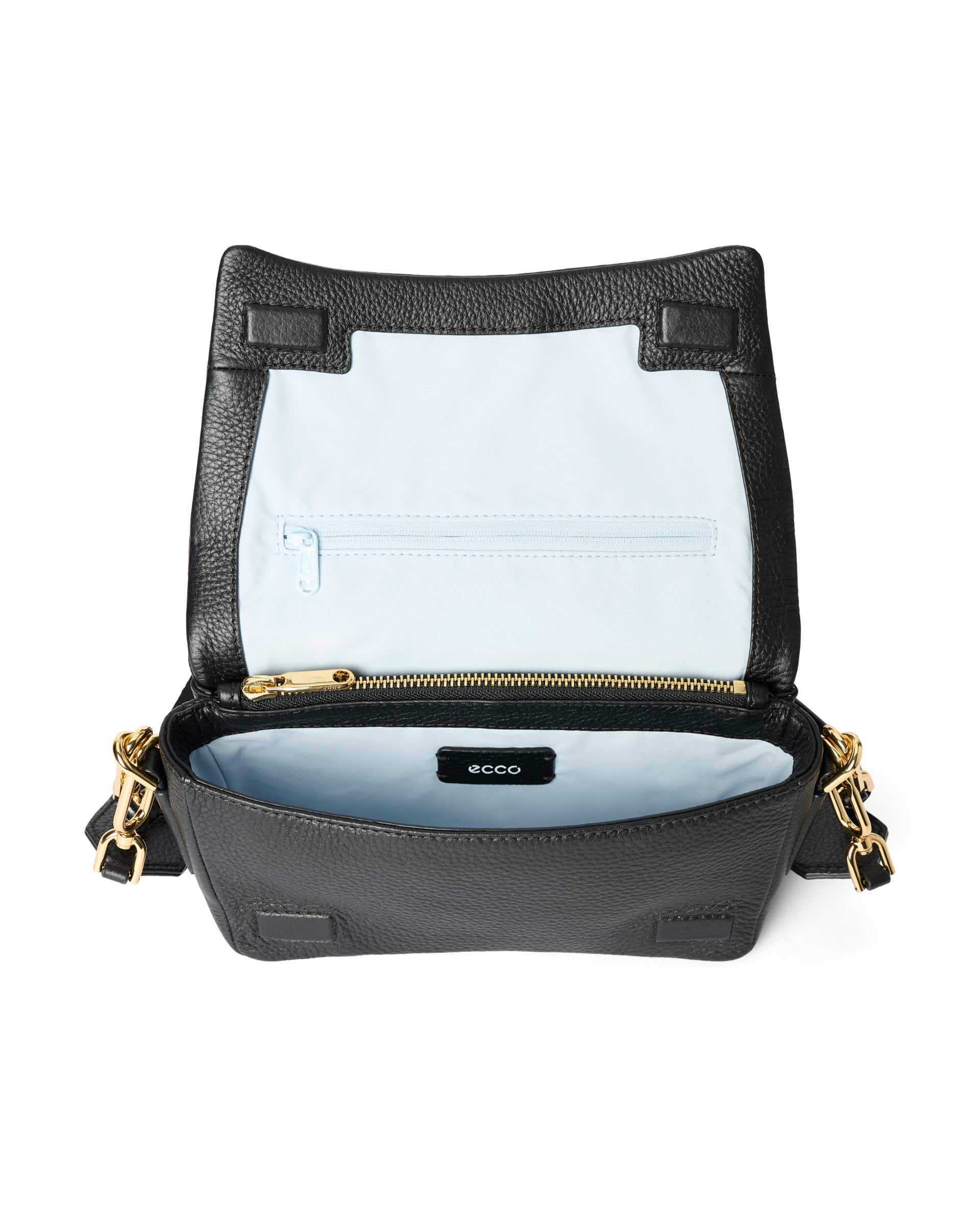 ECCO SOFT MEDIUM PINCH BAG - Black - Inside