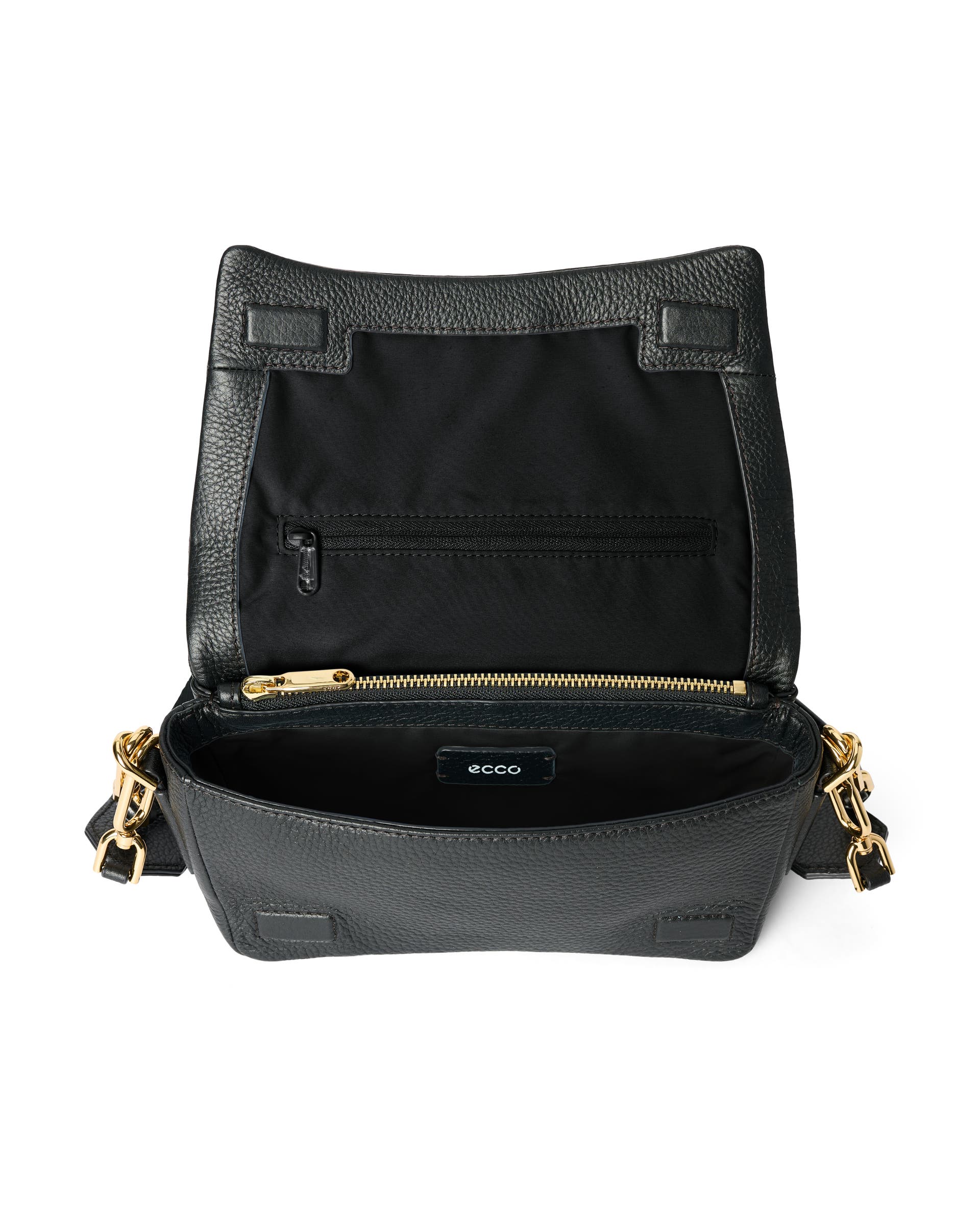 ECCO® Pinch Crossbodyväska skinn - Svart - Inside