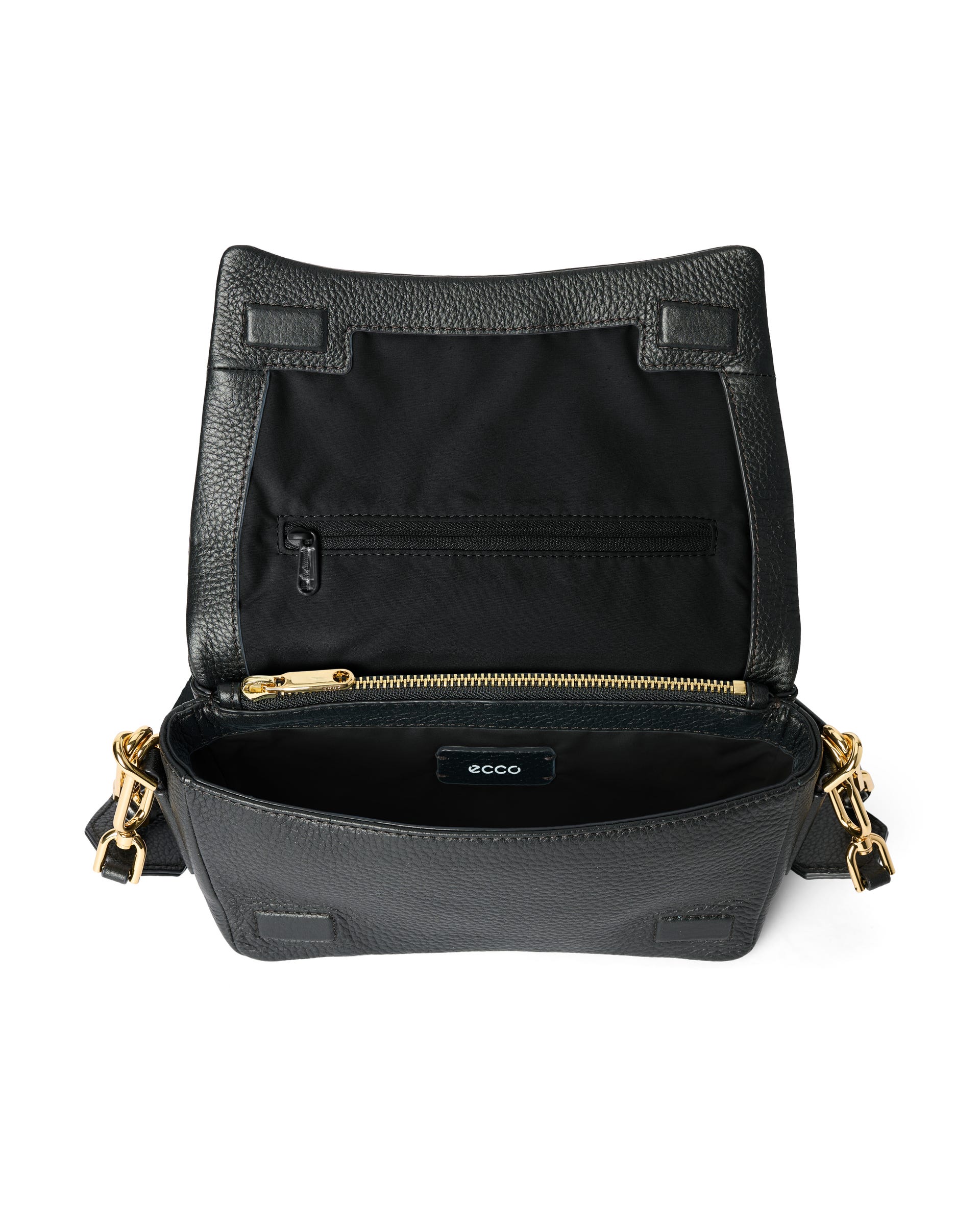 ECCO® Pinch Crossbodyväska skinn - Svart - Inside