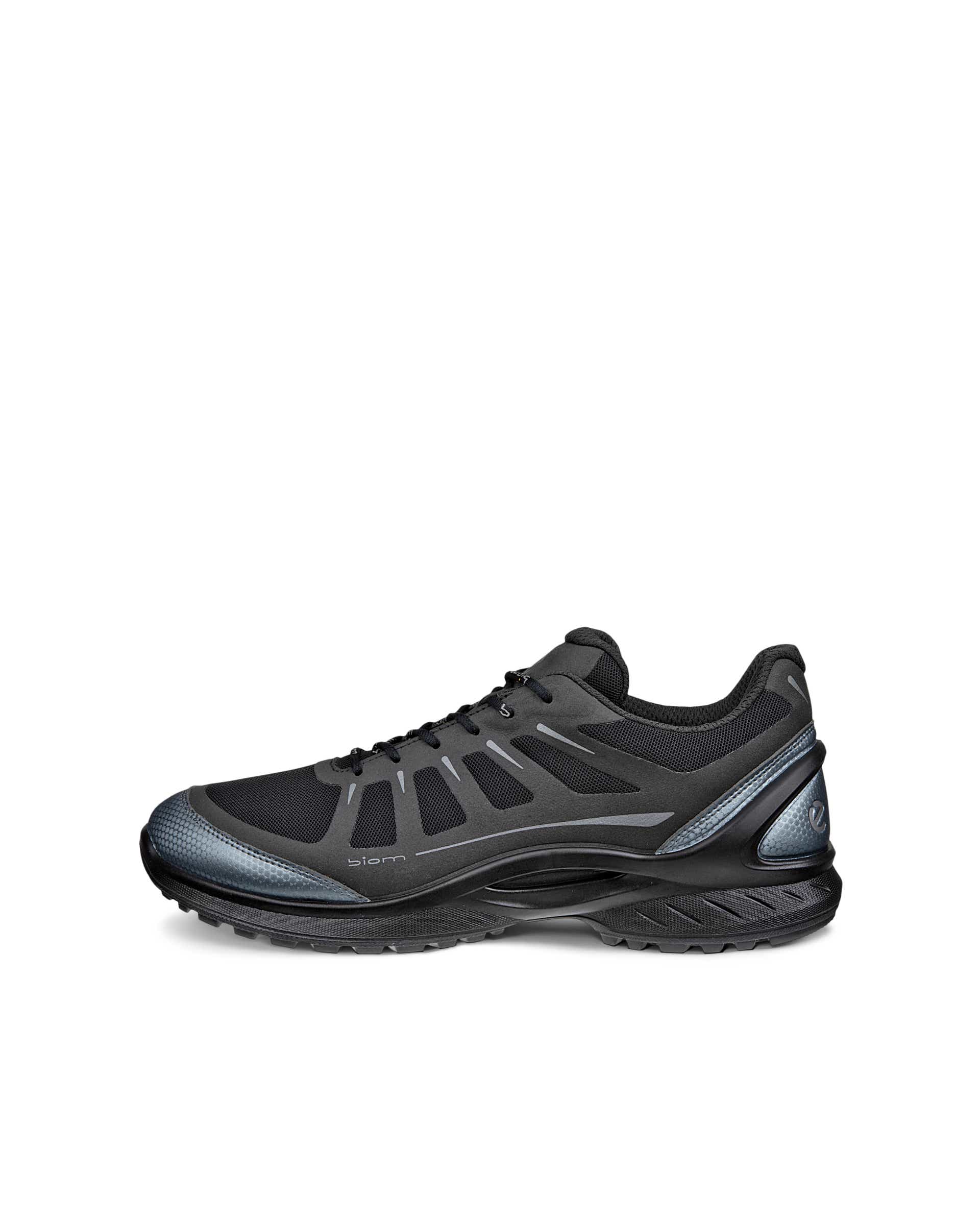 Men's ECCO® BIOM ENERGI Textile Trainer - Black - Outside
