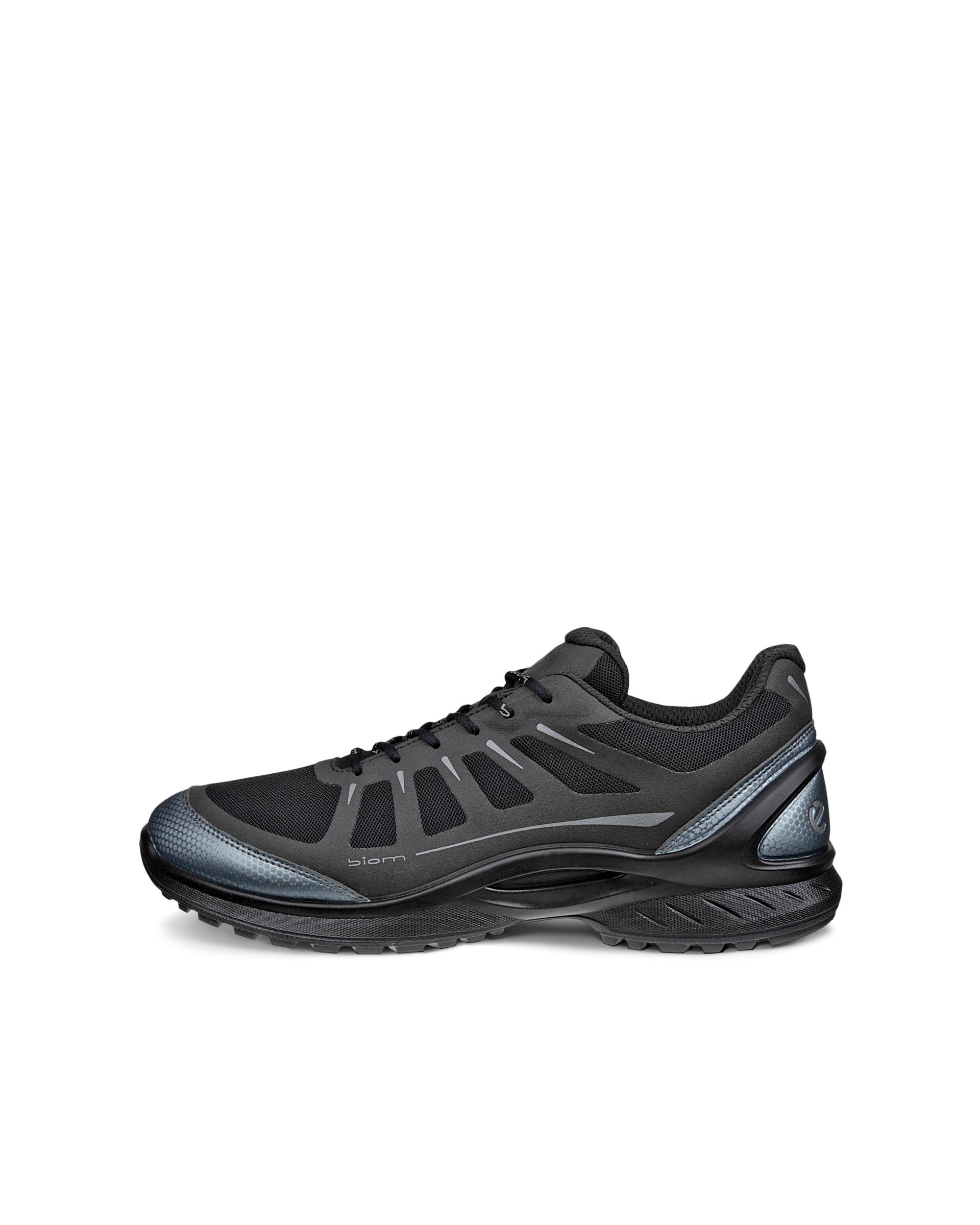Men's ECCO® BIOM ENERGI Textile Trainer - Black - Outside
