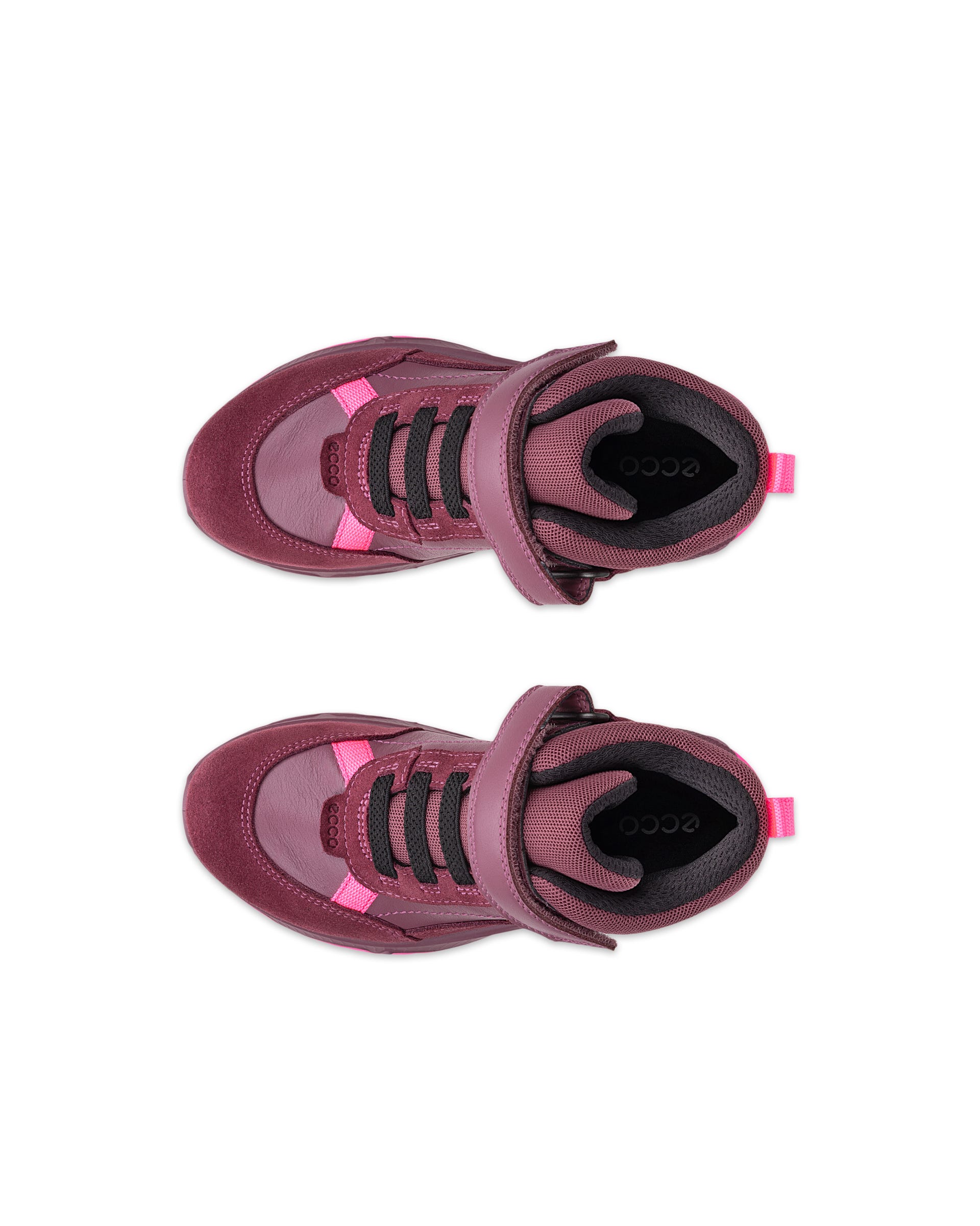 ECCO® RECEPTOR XP K udendørs ankelstøvle i læder til børn - Pink - Outside