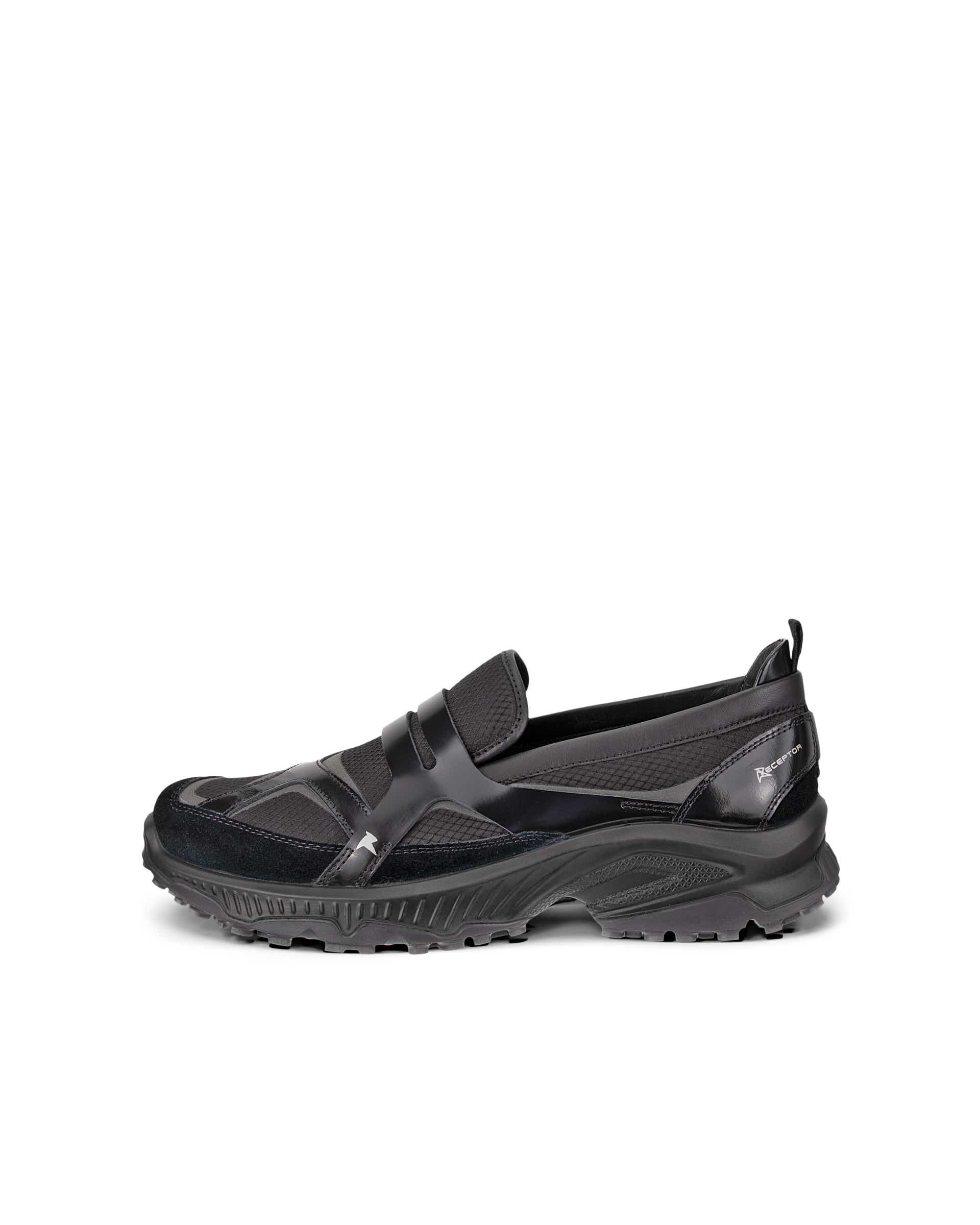 ECCO Receptor XP Women ウィメンズ レザーシューズ - ブラック - Outside
