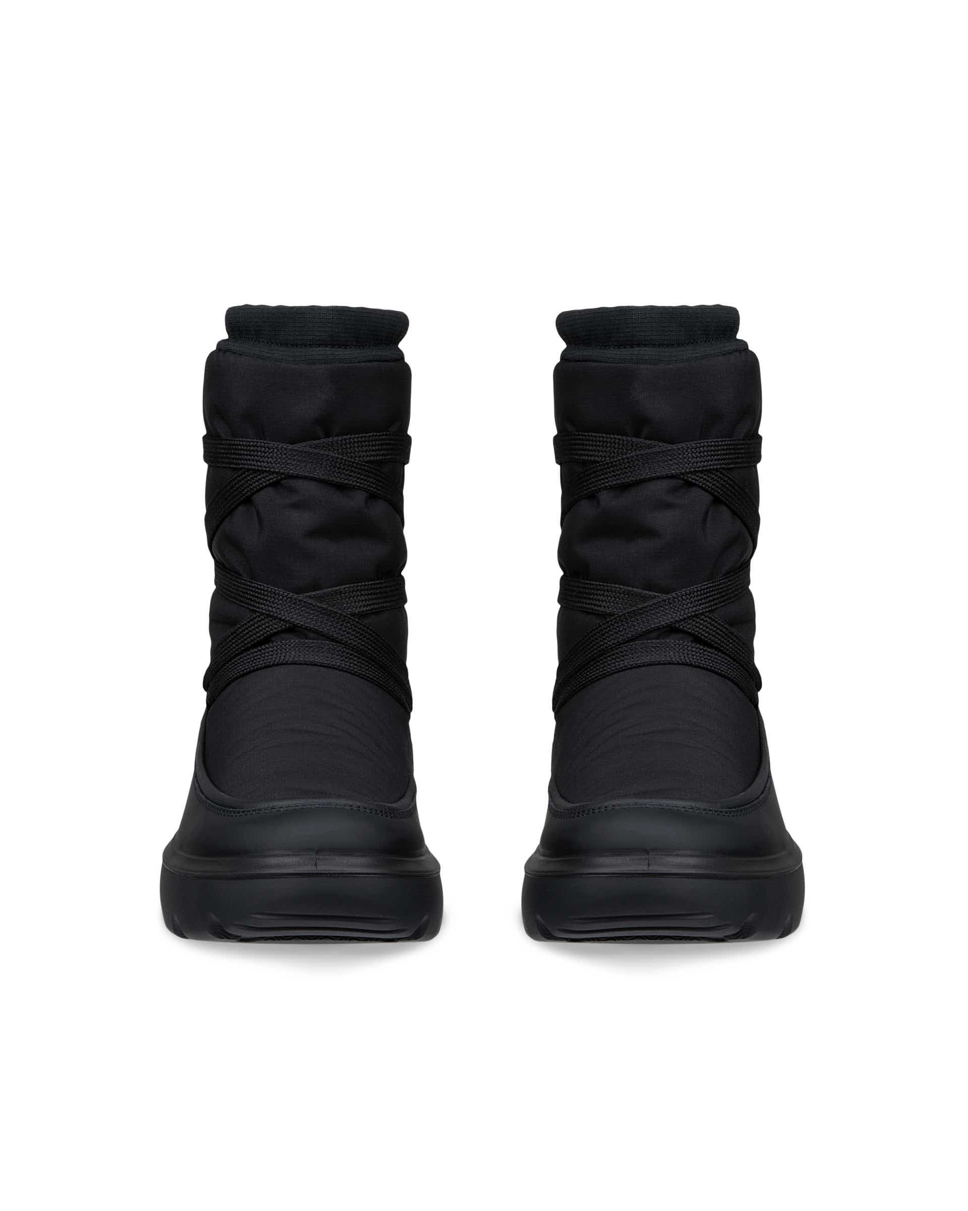 Botas impermeáveis inverno têxtil mulher ECCO® GLACIA - Preto - Front pair
