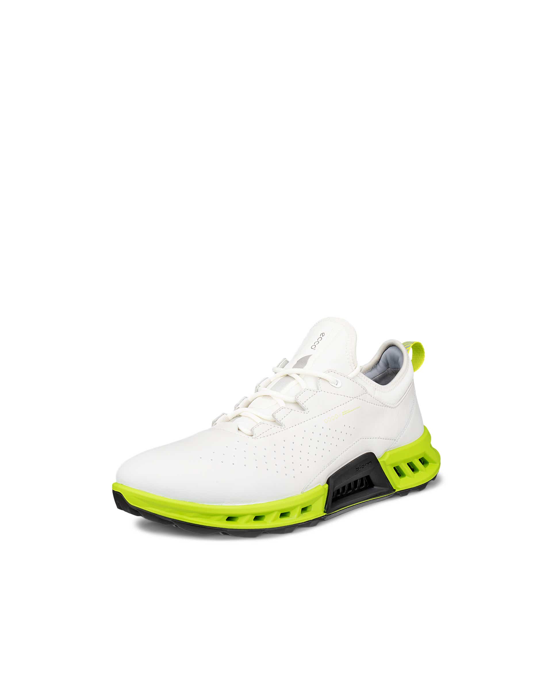 ECCO Golf BIOM C4 メンズ レザーGore-Texゴルフシューズ - ホワイト - Main