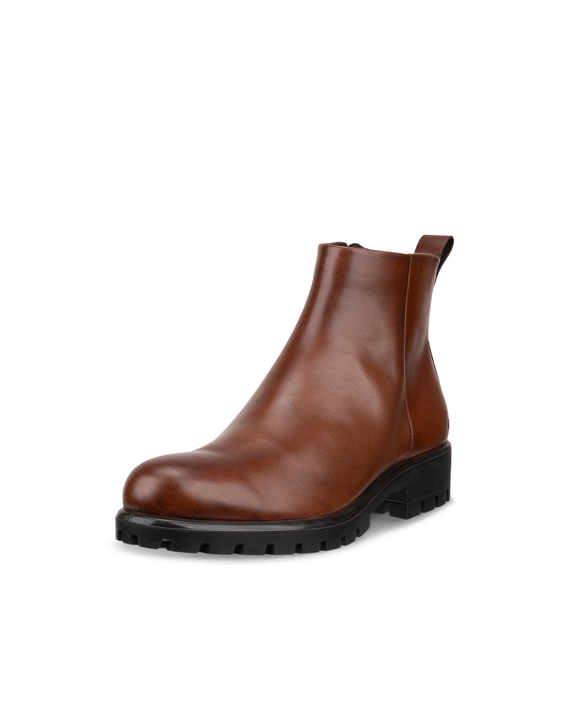 Women's ECCO® Modtray Leather Ankle Boot - Brown - Main