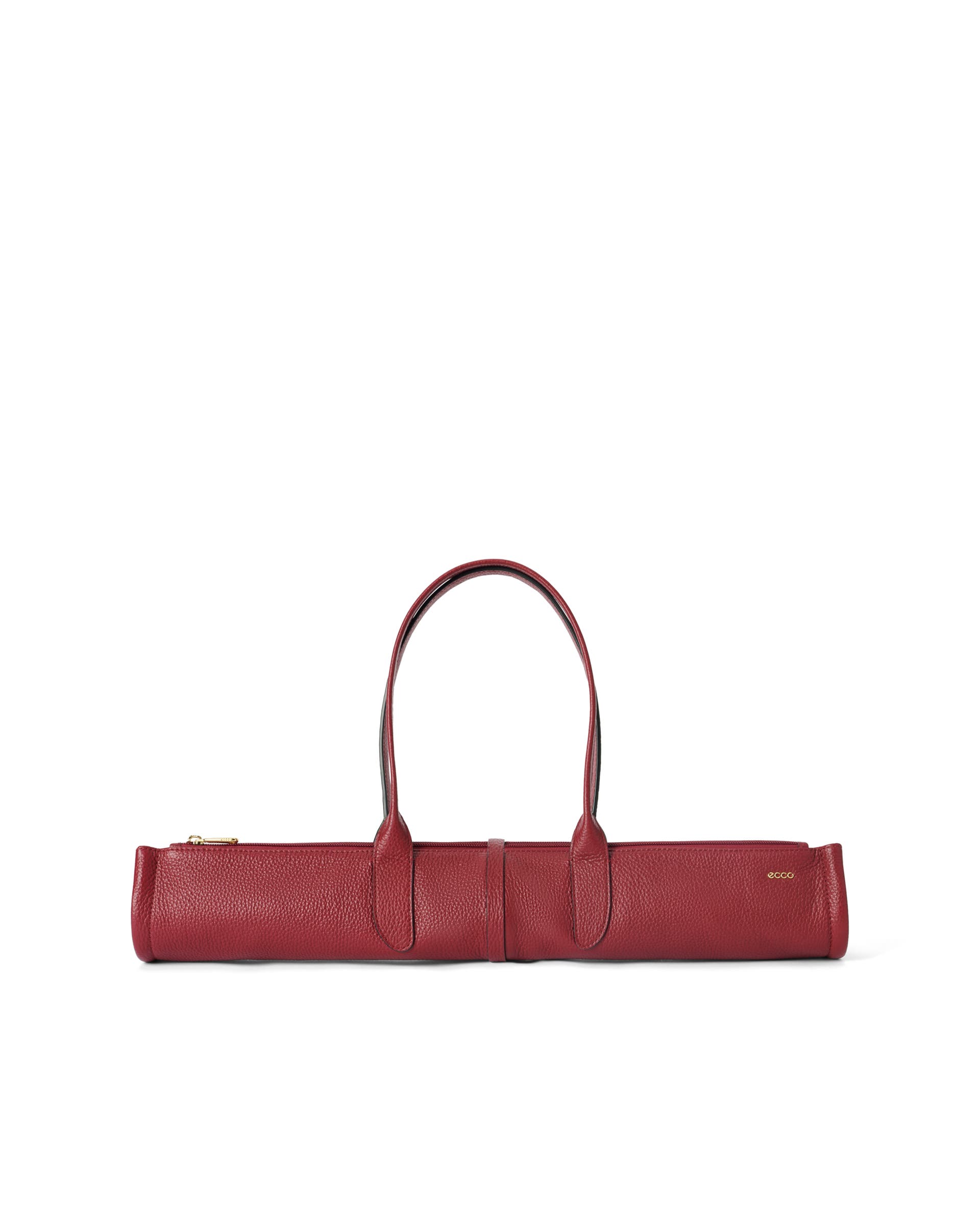 Skórzana torba shopper ECCO® Tote - Czerwony - Detail-1