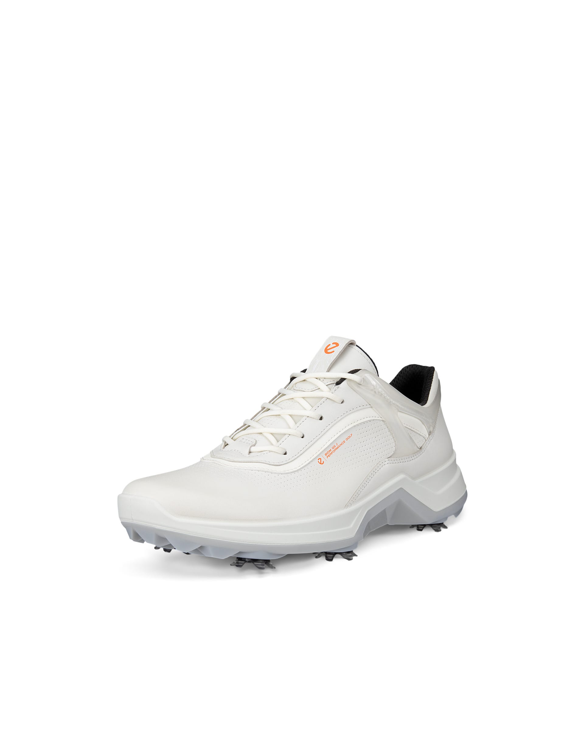 Men's ECCO® Golf Biom G5 Leather Cleated Waterproof Golf Shoe - White - Outside