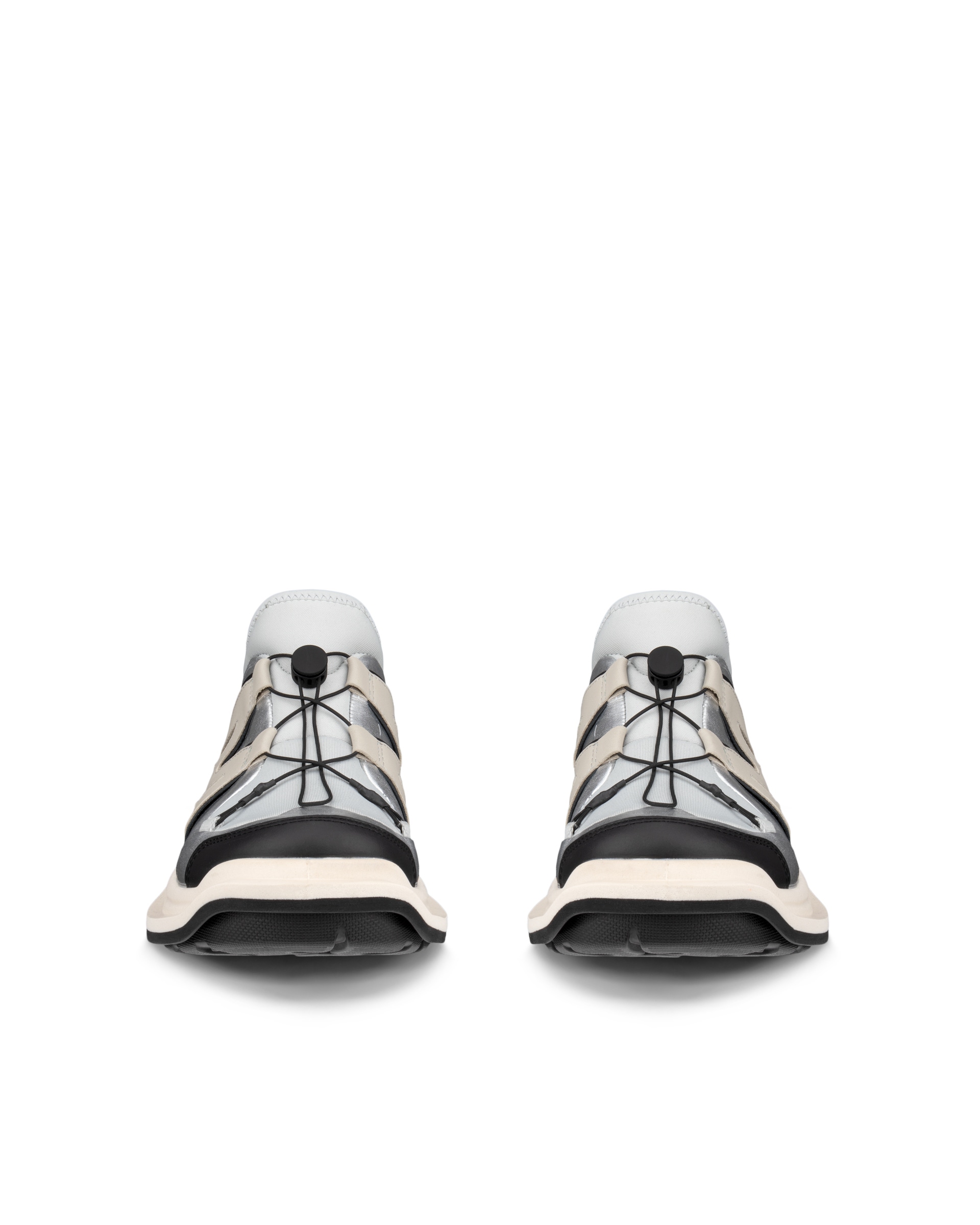 ECCO OFFROAD WOMEN ウィメンズ レザーシューズ - シルバー - Front pair