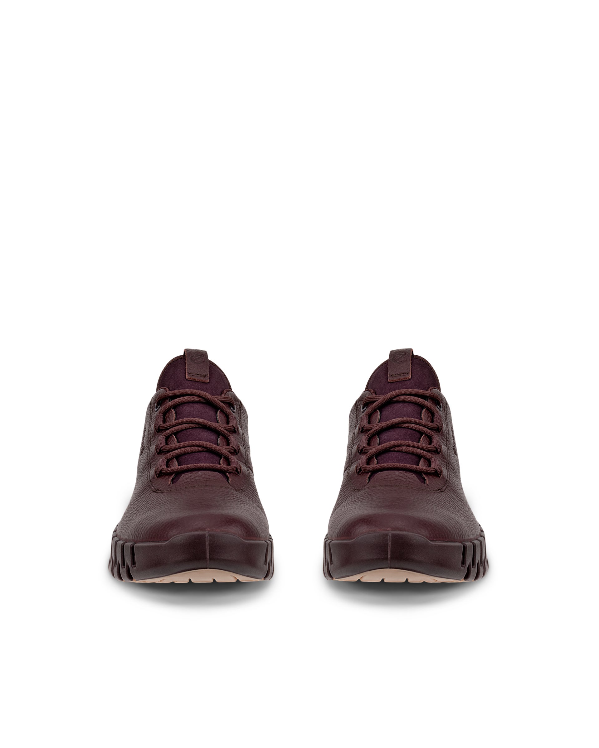 ECCO Gruuv WOMEN ウィメンズ レザーGore-Texスニーカー - パープル - Front pair