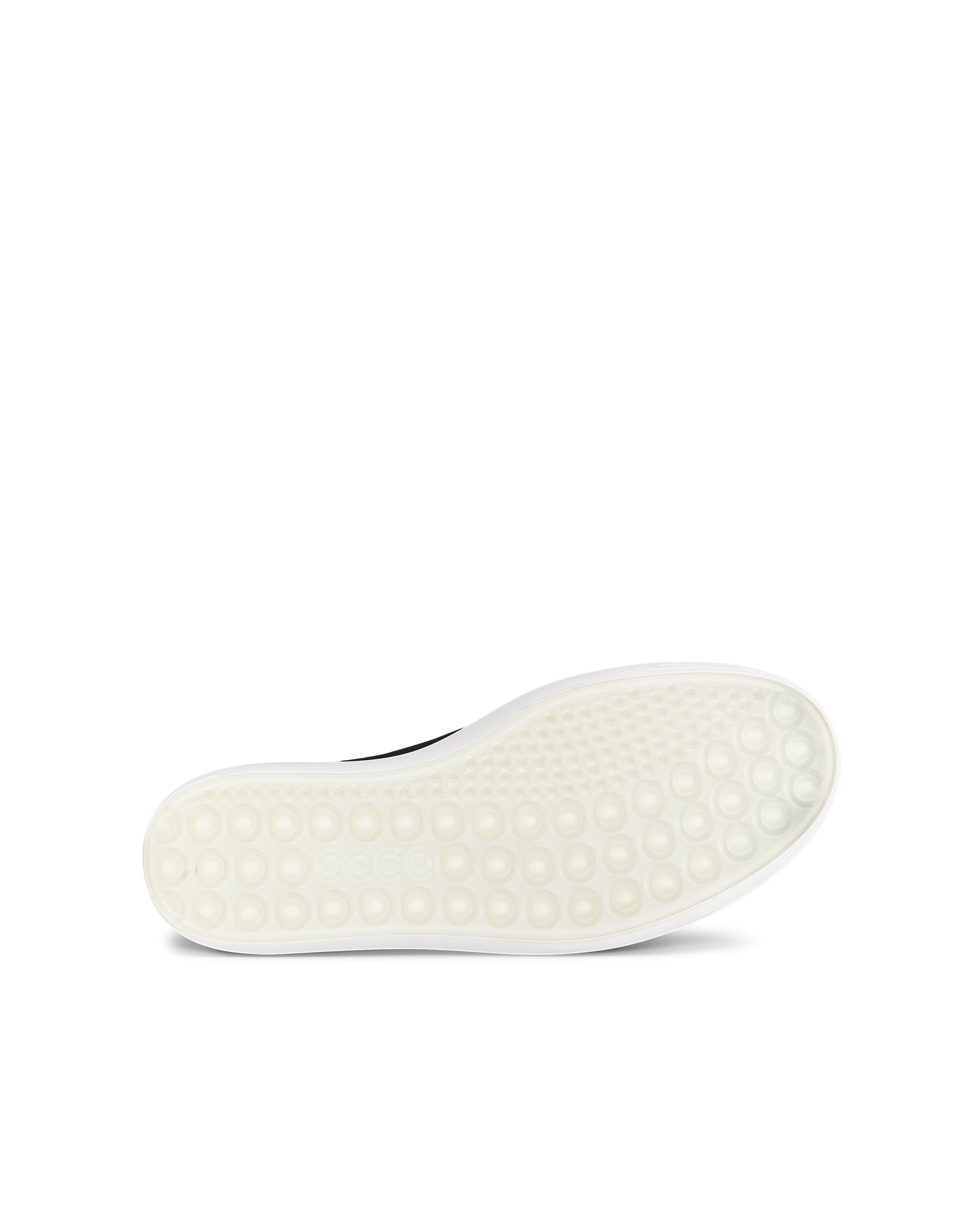 ECCO® Soft 7 Dames leren slip on sneaker - Zwart - Sole