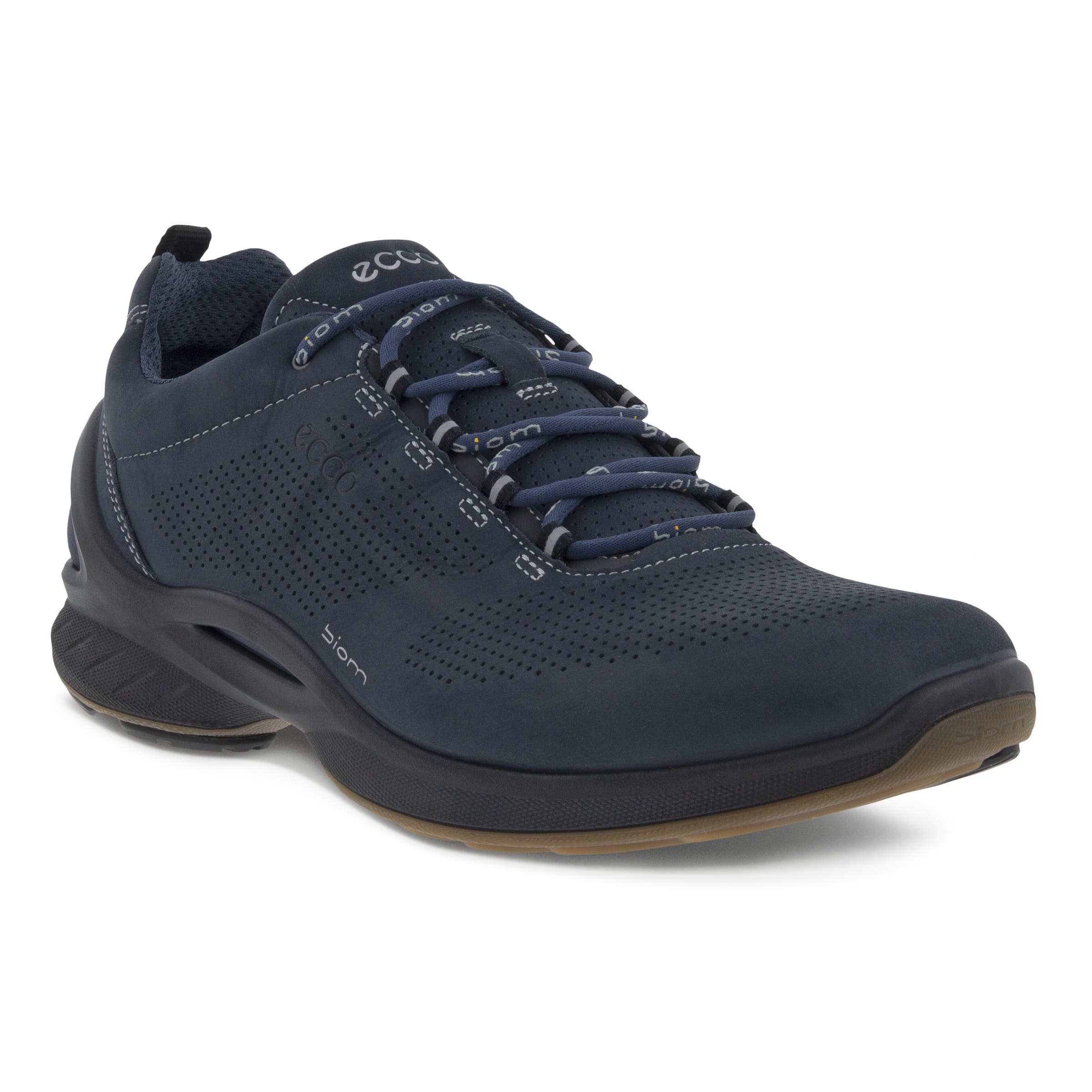 Men's ECCO® BIOM Fjuel Nubuck Outdoor Sneaker - Blue - Main