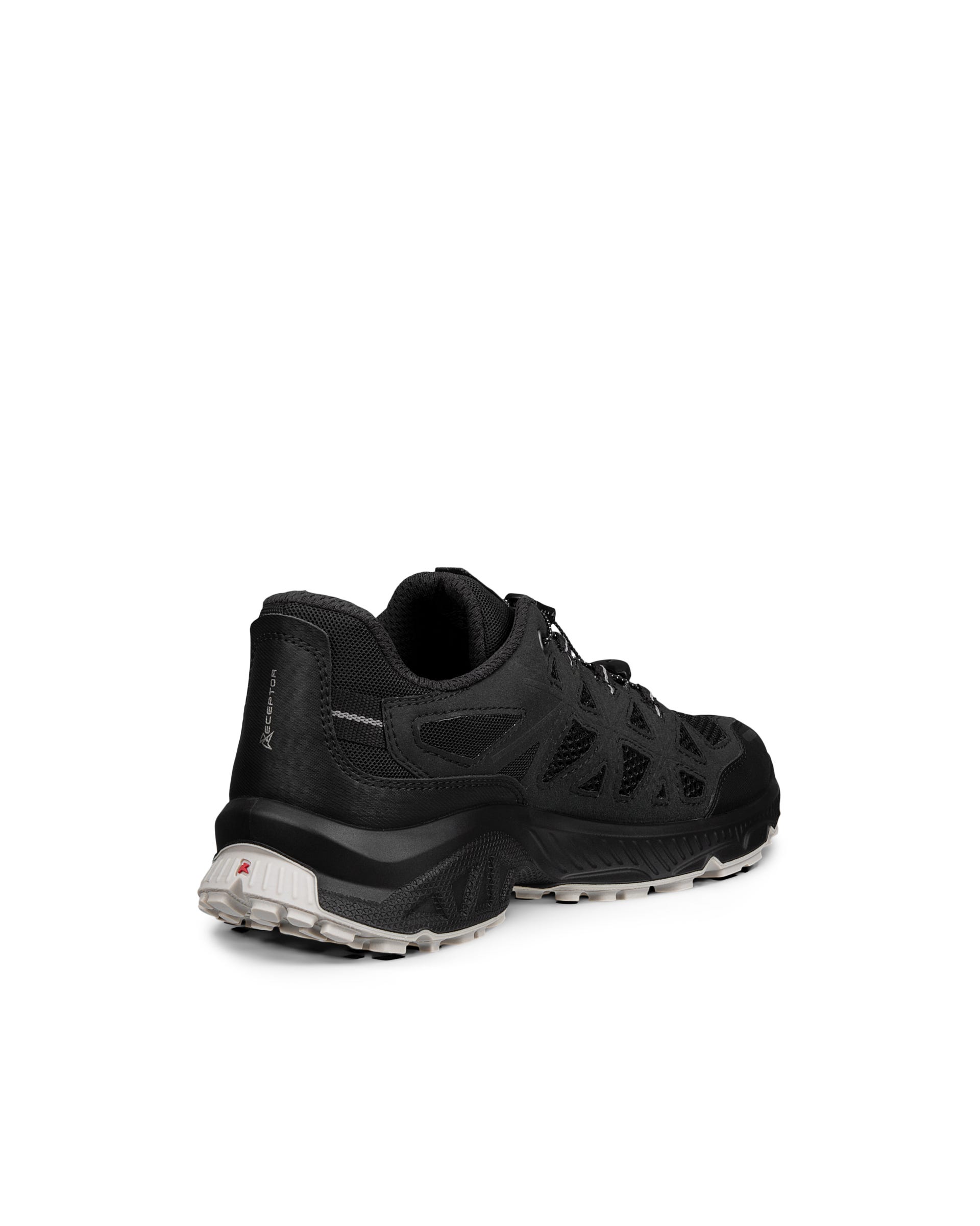 ECCO® RECEPTOR XP chaussures de course trail en toile pour femme - Noir - Back