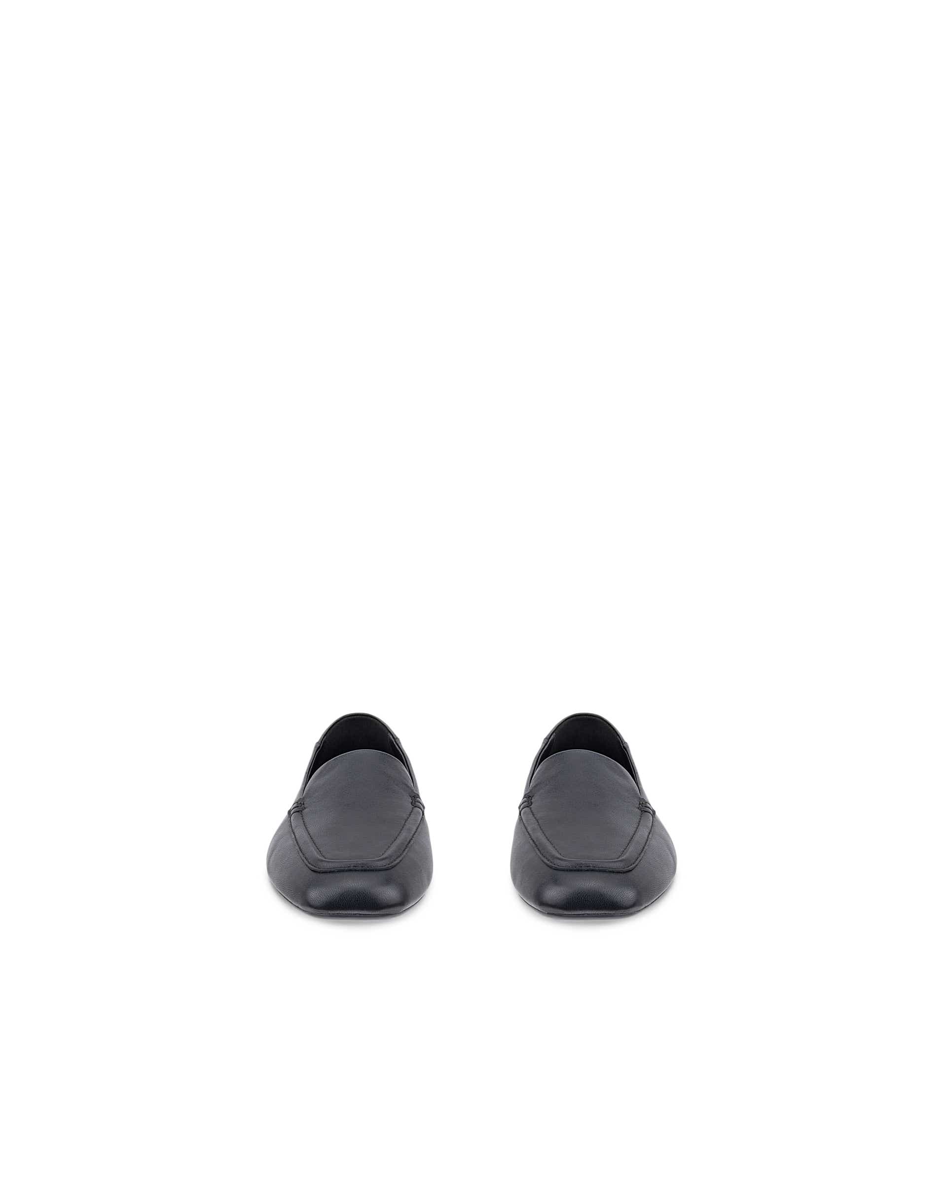 ECCO® MARGOT mocassins en cuir pour femme - Noir - Front pair
