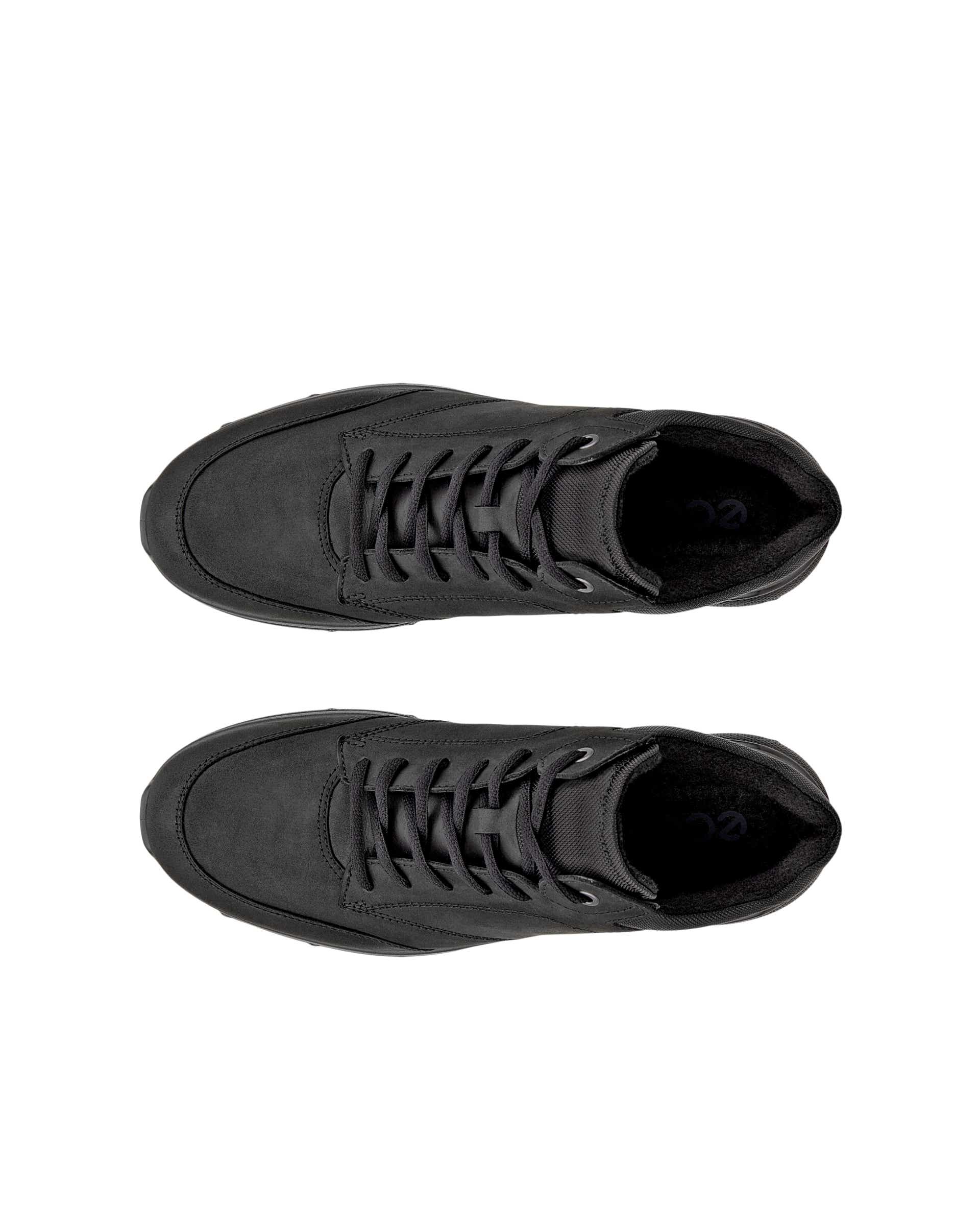 Men's ECCO® IRVING Nubuck Ankle Boot - Black - Top left pair