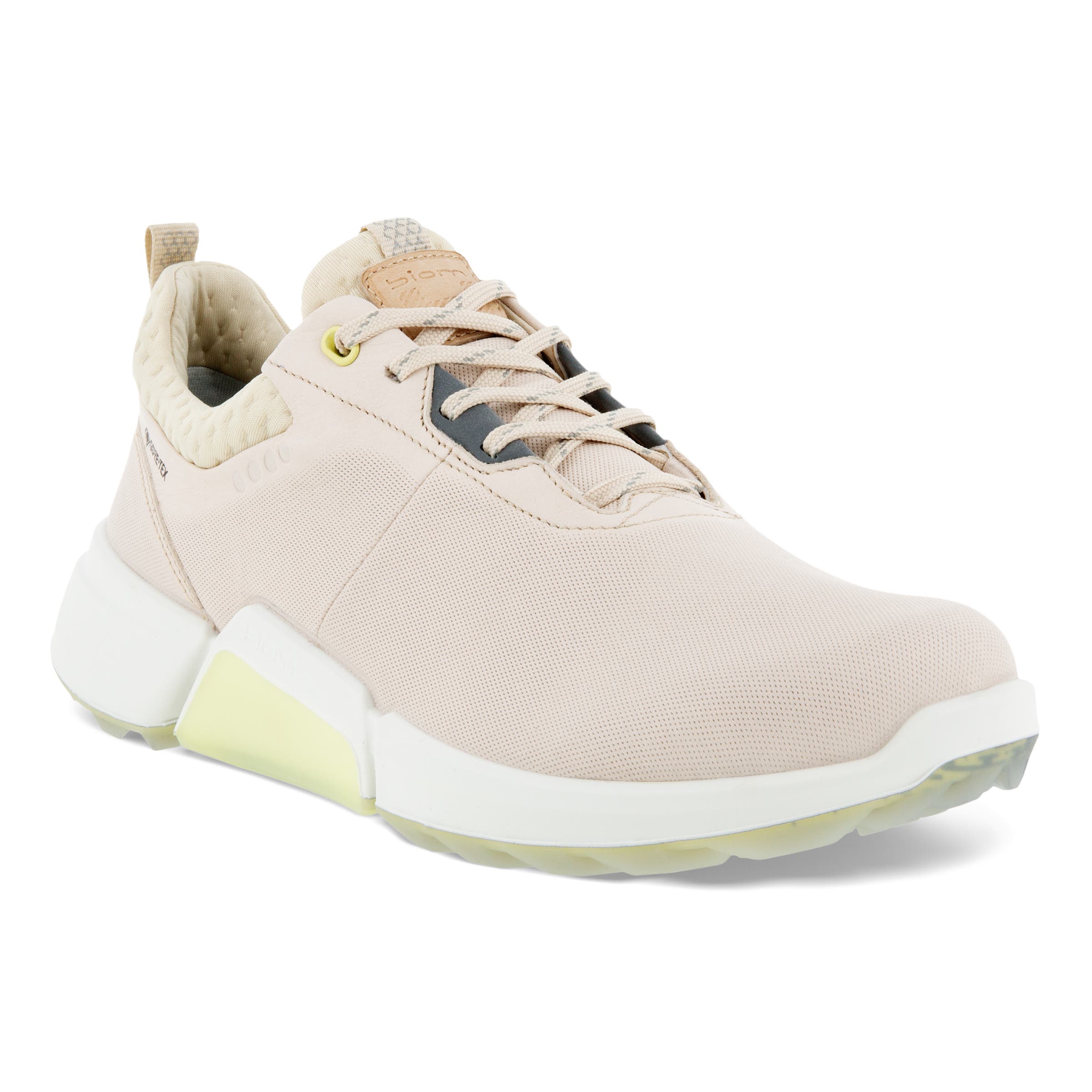 Ladies ECCO® Golf BIOM H4 Leather Gore-Tex Shoe - Beige - Main