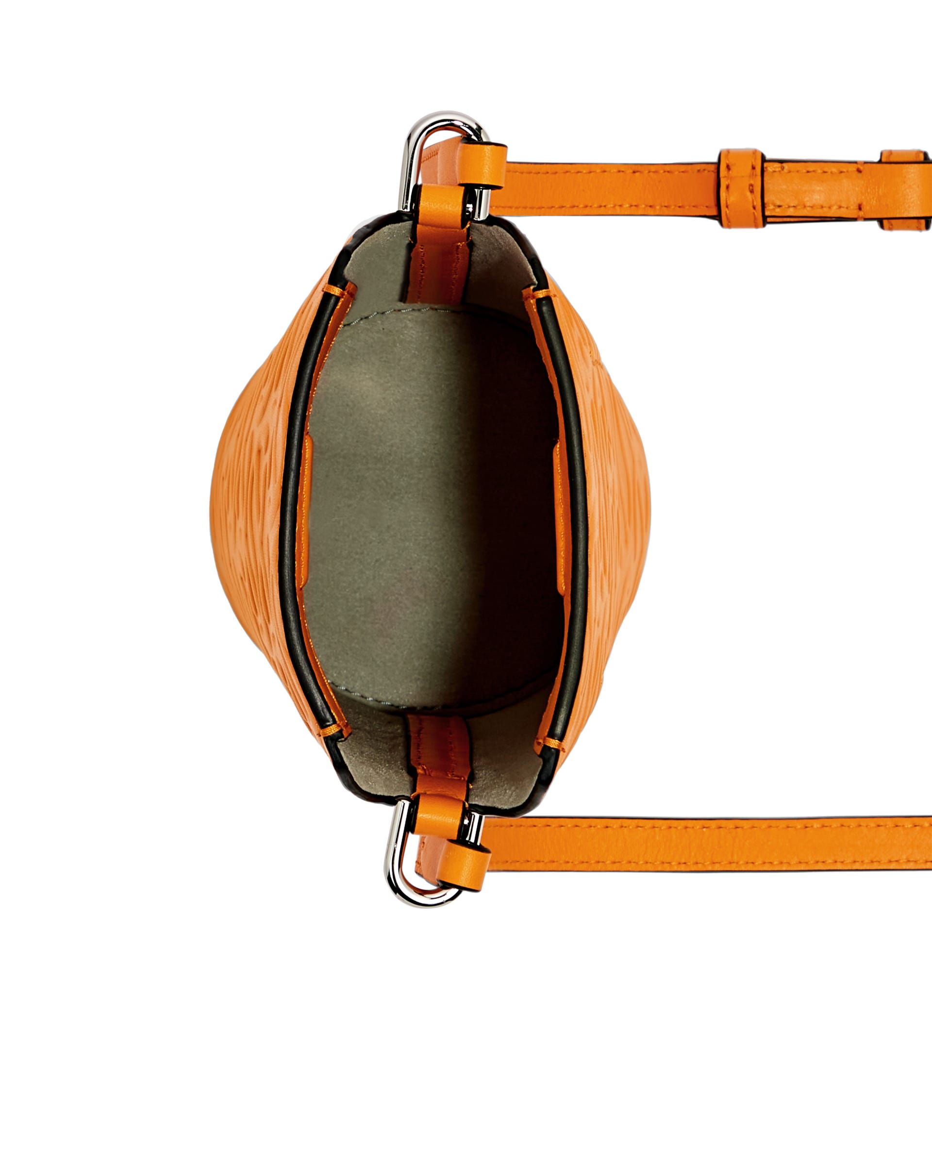 ECCO® Wave Pot Leather Crossbody Bag - Orange - Birdeye