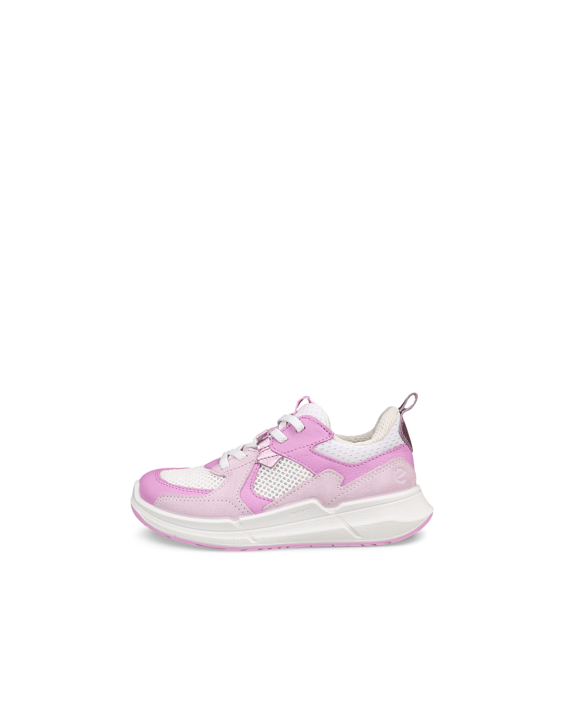 ECCO® BIOM 2.2 Kinder Sneaker aus Leder & Textil - Rosa - Outside