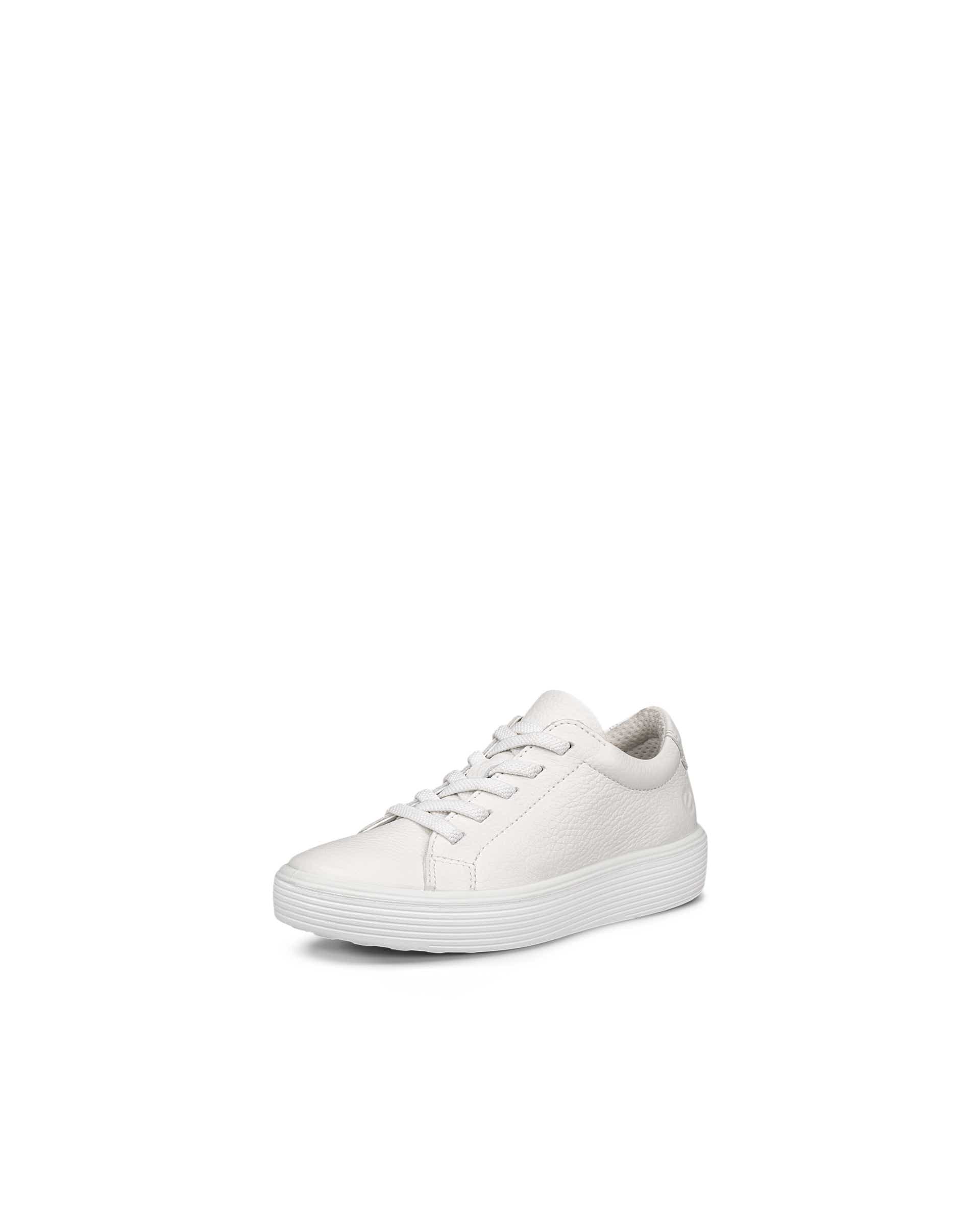 Basket en cuir ECCO® Soft 60 pour enfants - Blanc - Main
