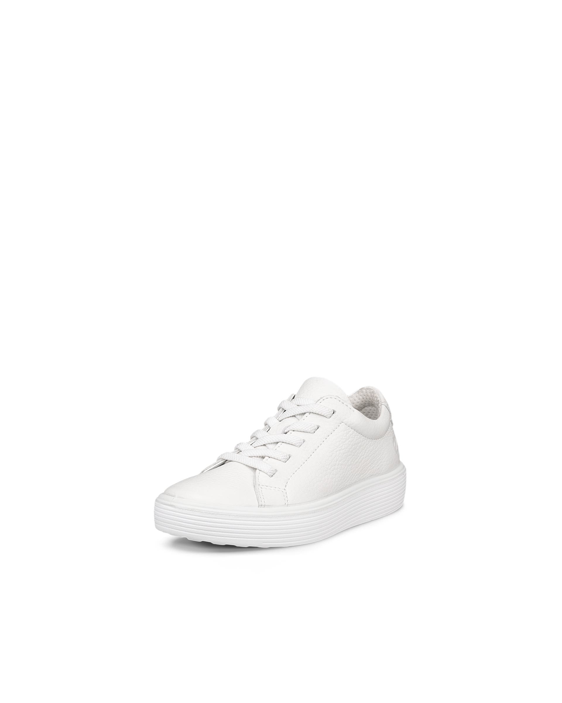 Kids' ECCO® Soft 60 Leather Sneaker - White - Main
