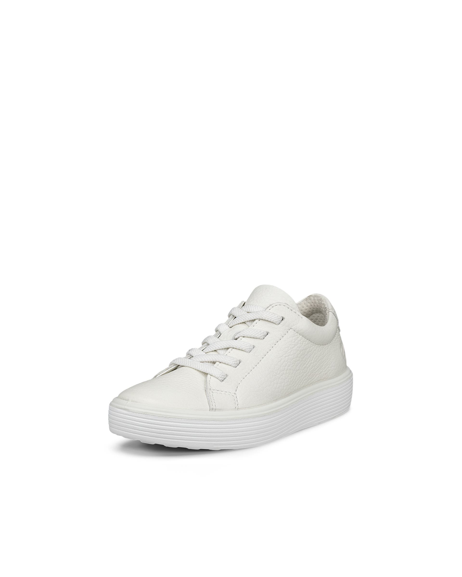 Kids' ECCO® Soft 60 Leather Sneaker - White - Main