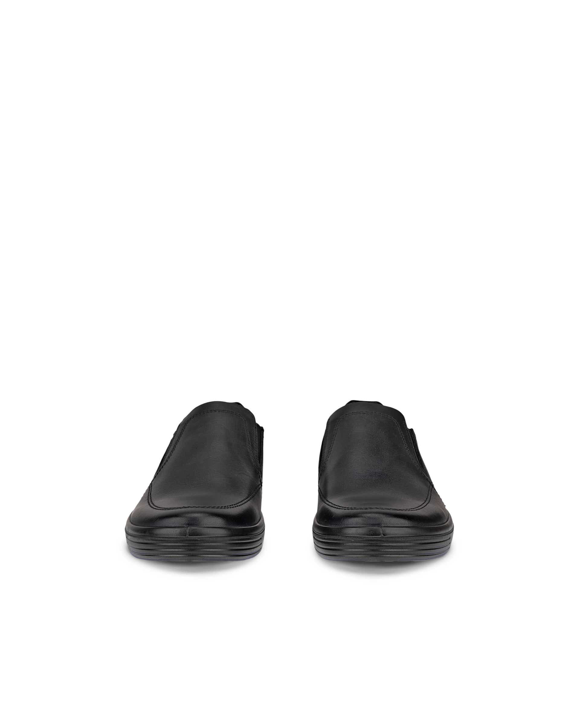 Pánské nubukové nazouvací tenisky ECCO® CLASSIC SNEAKER - Černá - Front pair
