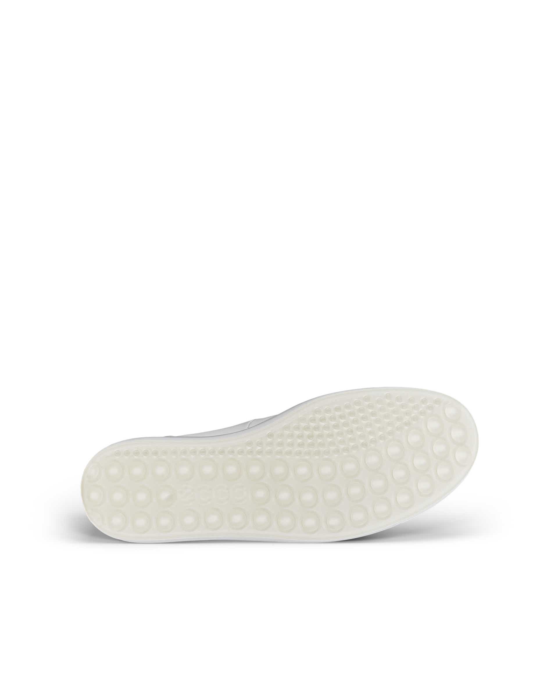 ECCO® Soft 7 chaussures sans lacet en cuir pour femme - Blanc - Sole