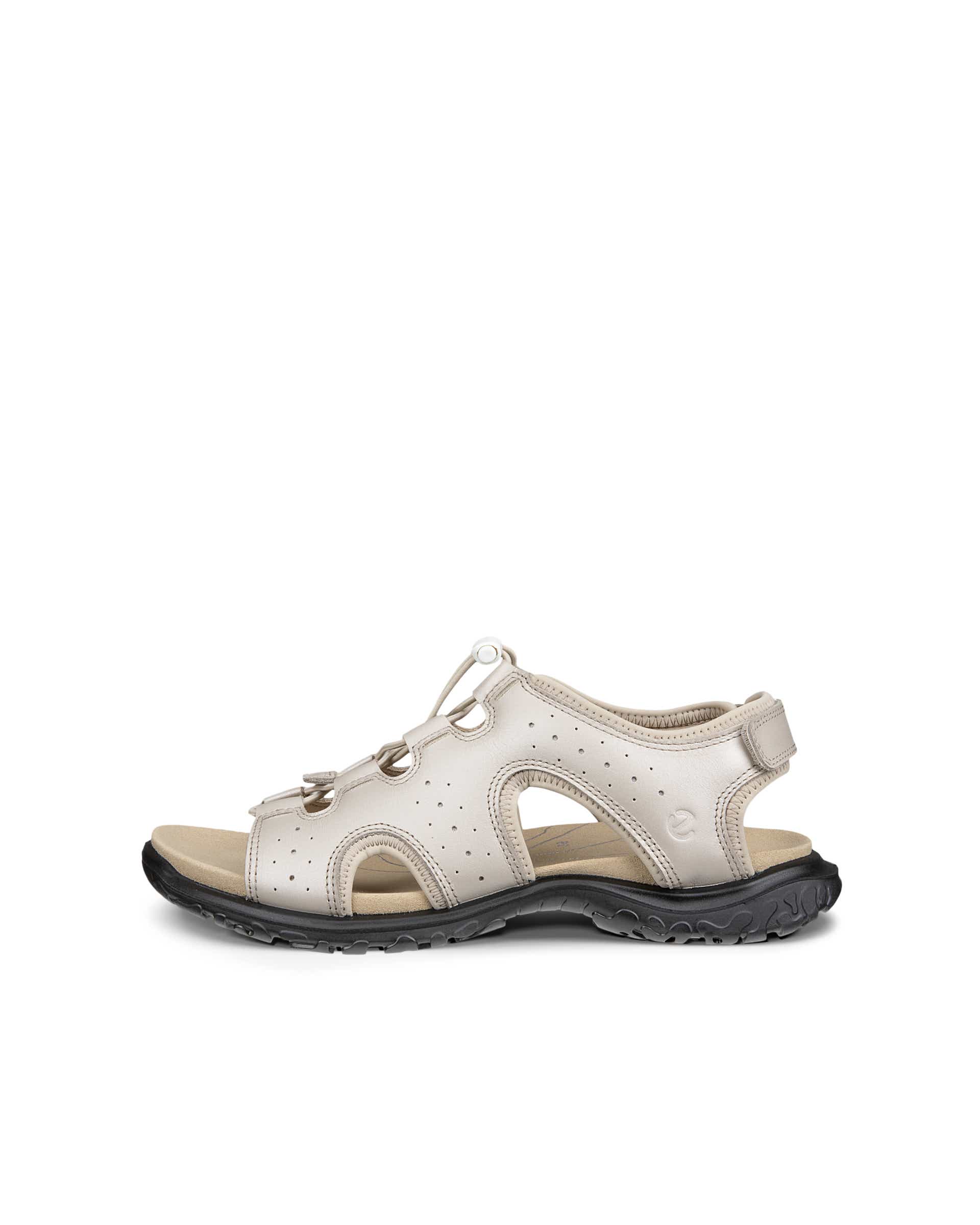 Women's ECCO® Offroad Roam Leather Fisherman Sandal - Gold - Outside