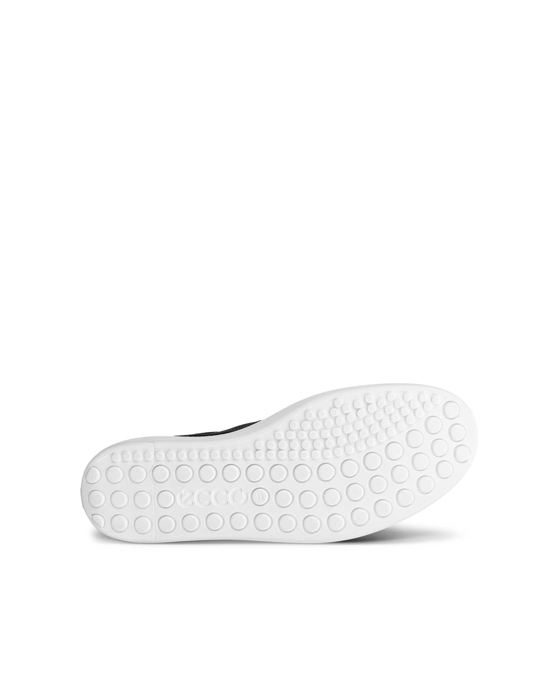Women's ECCO® Soft 60 Leather Sneaker - Black - Sole