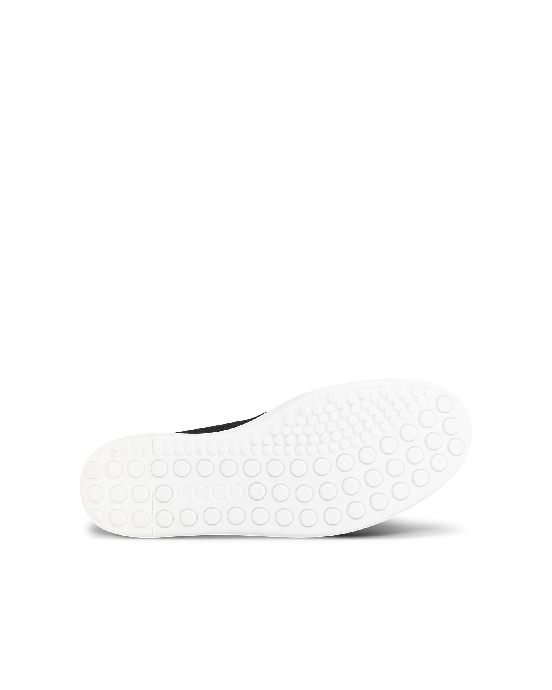 ECCO SOFT 60 WOMENS SNEAKER ウィメンズ レザースニーカー - ブラック - Sole