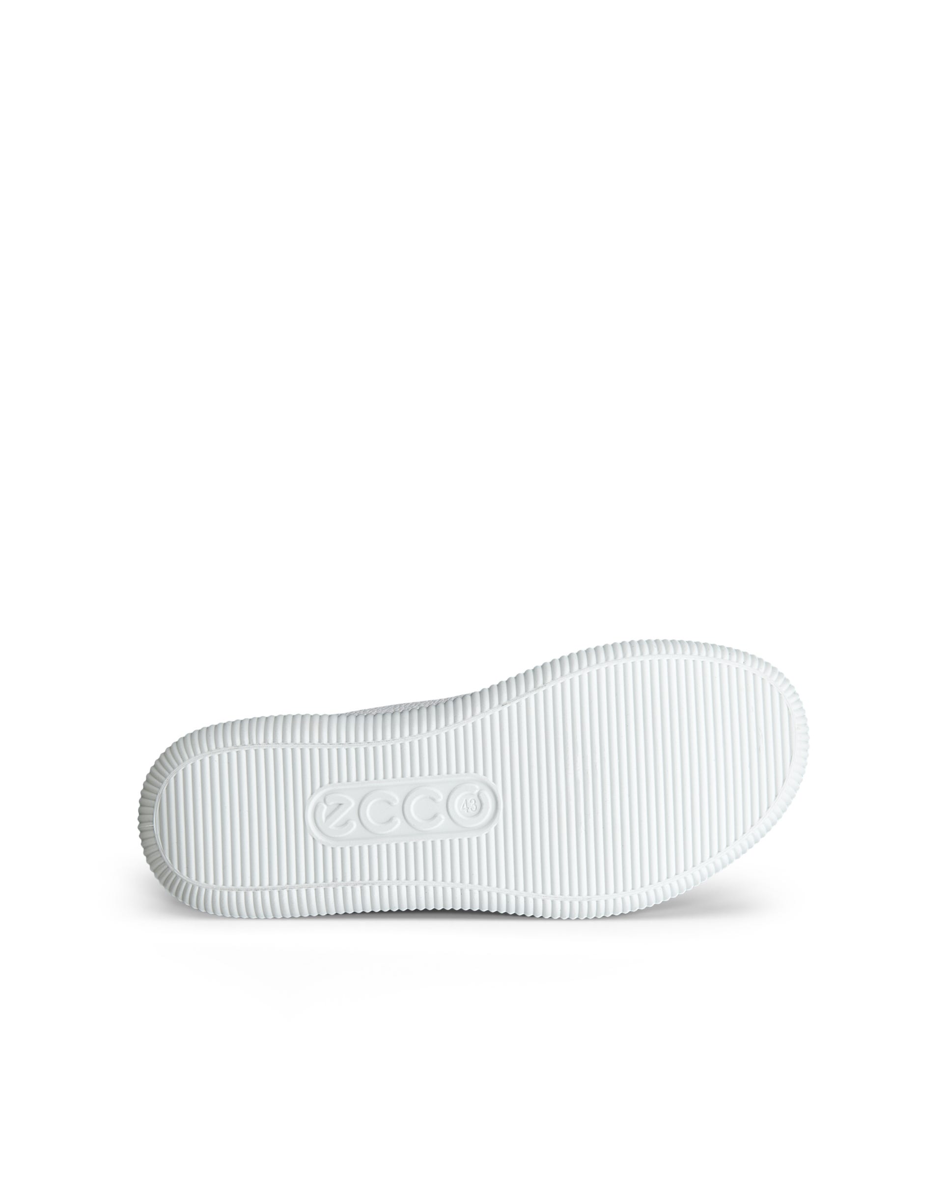 ECCO soft zero MEN メンズ レザースニーカー - ホワイト - Sole