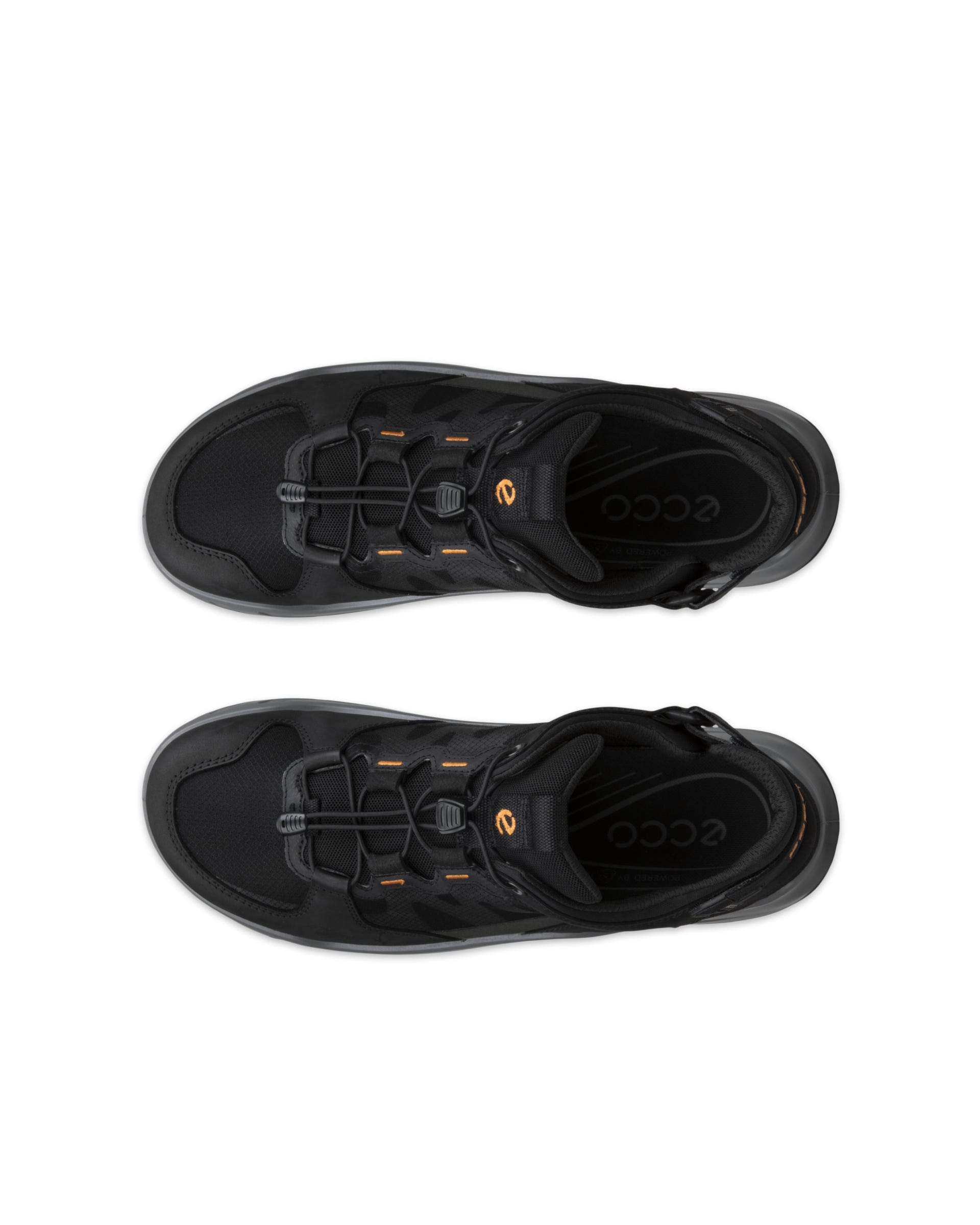 ECCO OFFROAD MEN メンズ レザーサンダル - ブラック - Outside