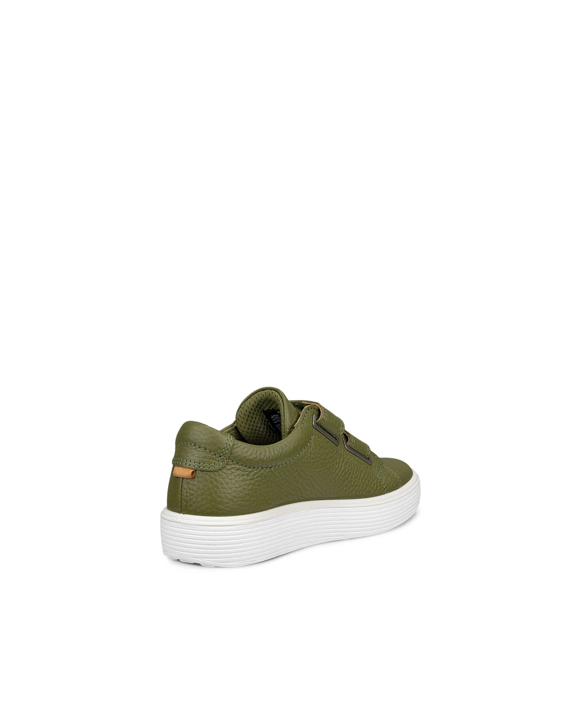 ECCO® Street Platform baskets en cuir pour femme - Vert - Back
