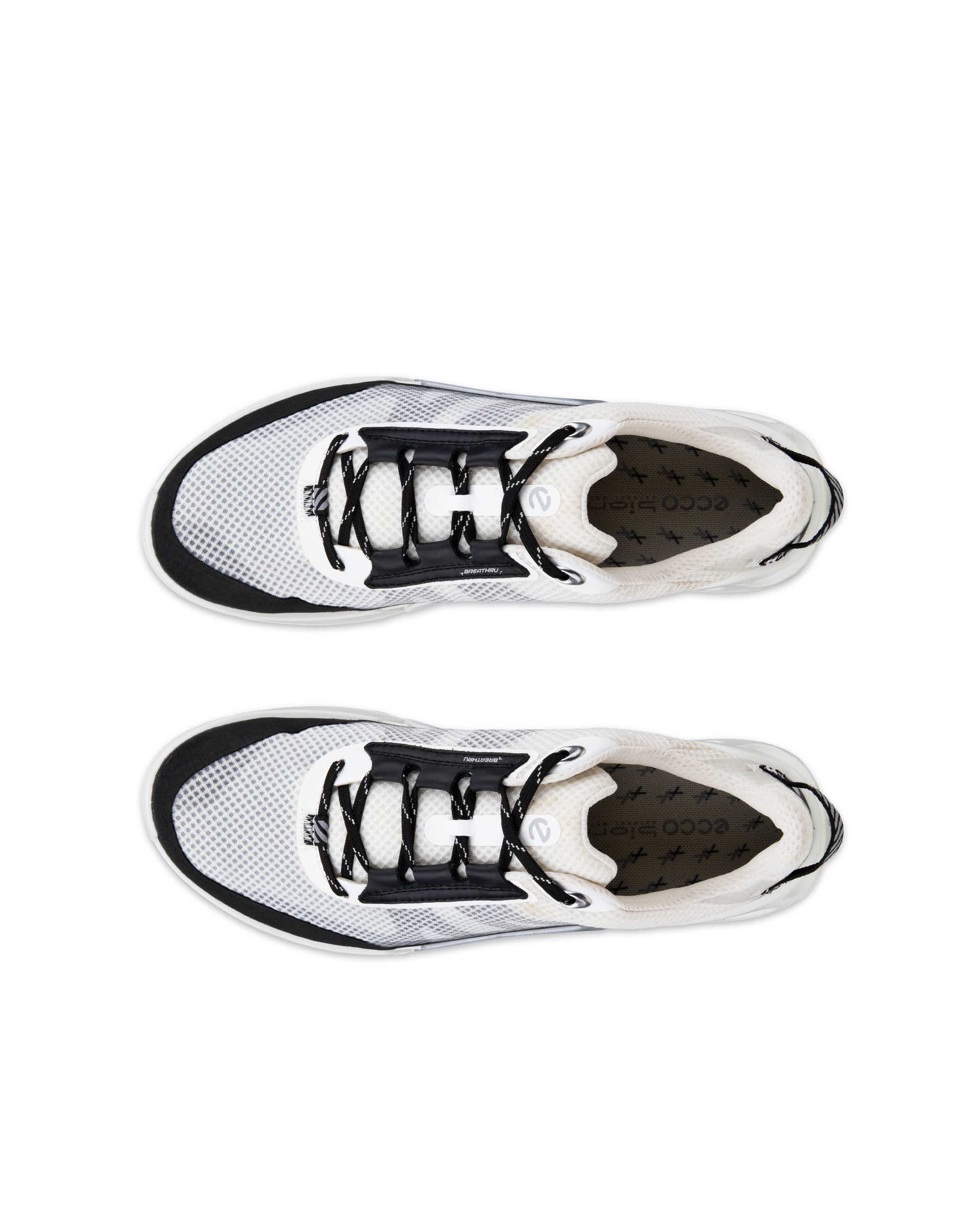 ECCO® Biom 2.1 X Mountain baskets de randonnée en toile pour femme - Blanc - Top left pair