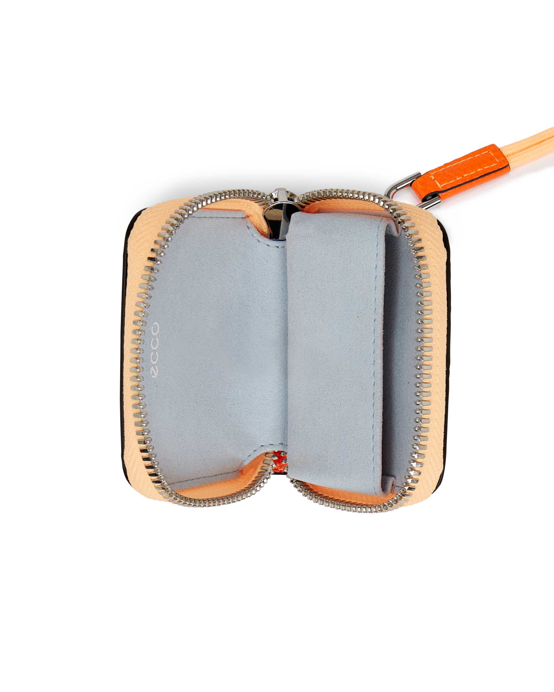 ECCO® Pod Case Pro Pebbled Leather Airpod Case - Orange - Birdeye