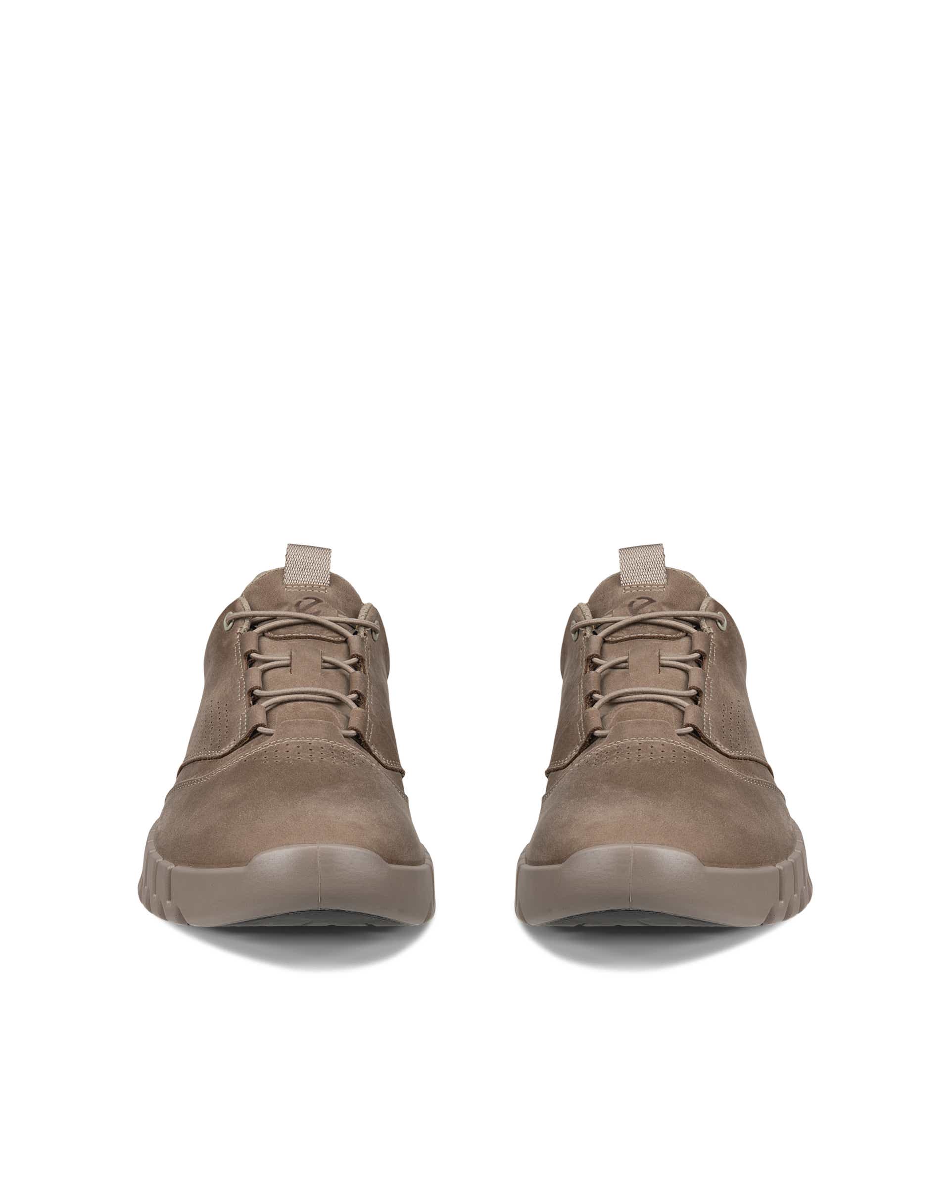 ECCO® GRUUV sneakers i nubuck til herrer - Grå - Front pair