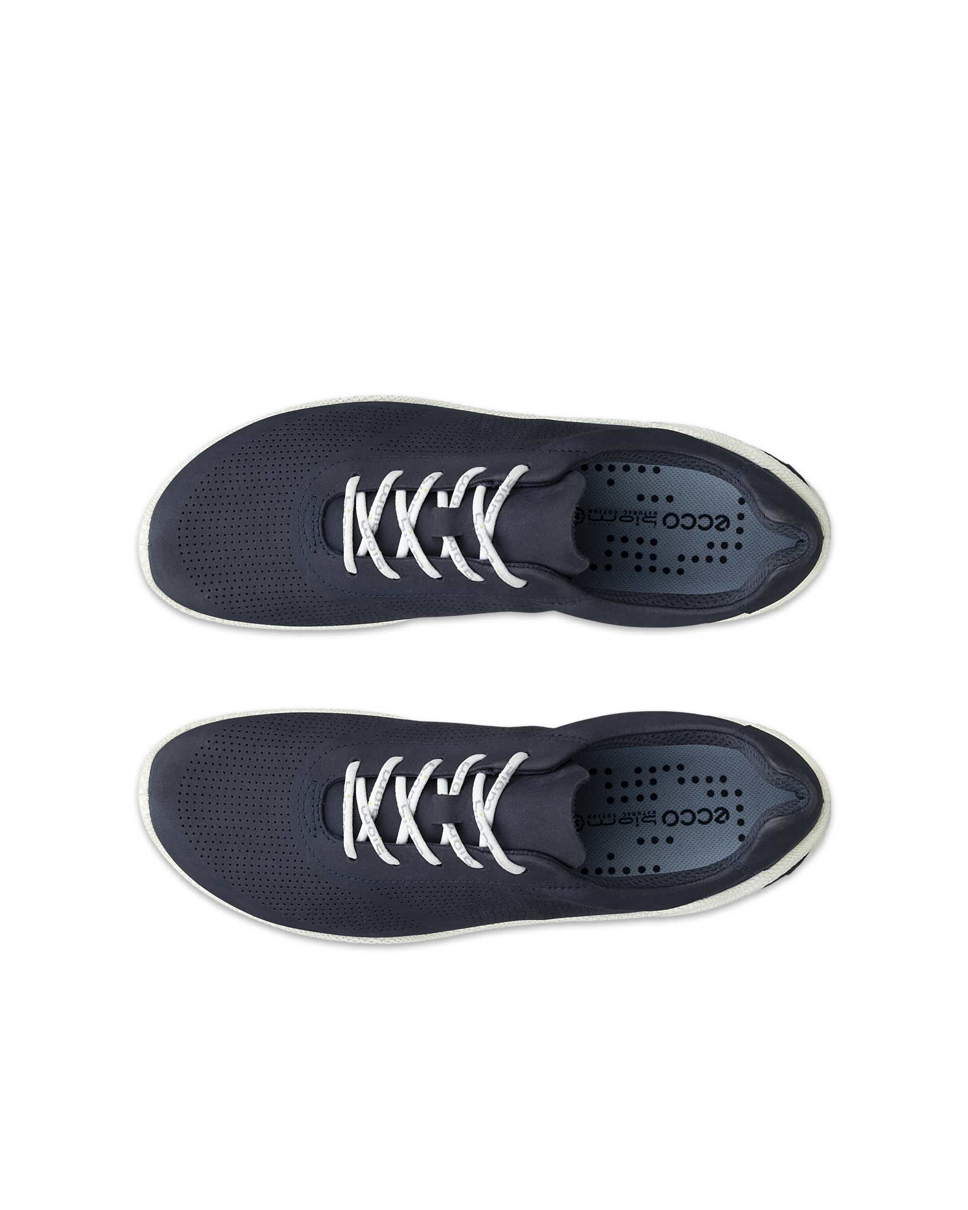 Sapatos atacadores nobuck mulher ECCO® BIOM LITE - Azul - Top left pair