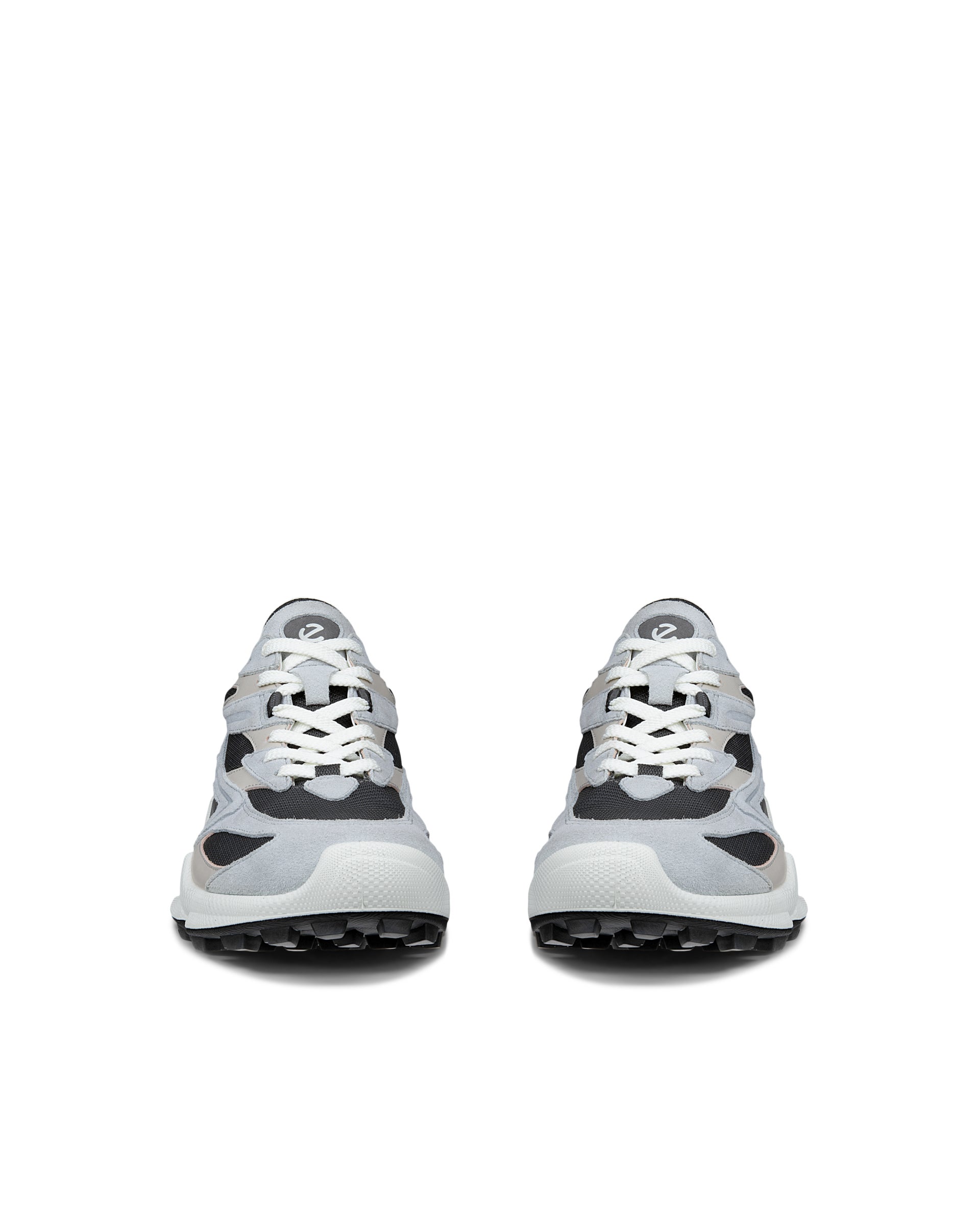 Moški ležerni čevlji iz semiša ECCO® BIOM C-TRAIL - Siva - Front pair