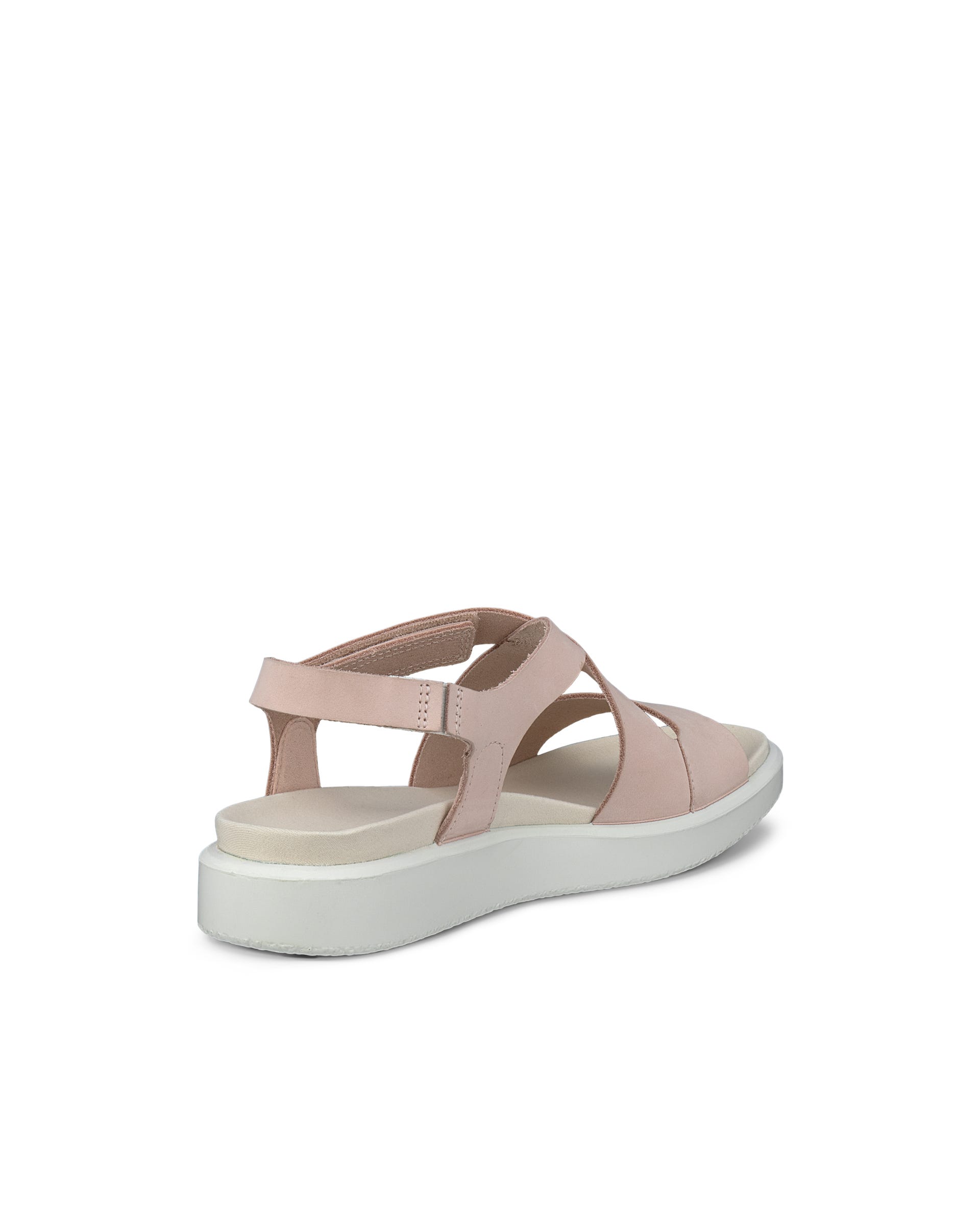 Sandale en cuir Flowt ECCO® pour femmes - Rose - Outside