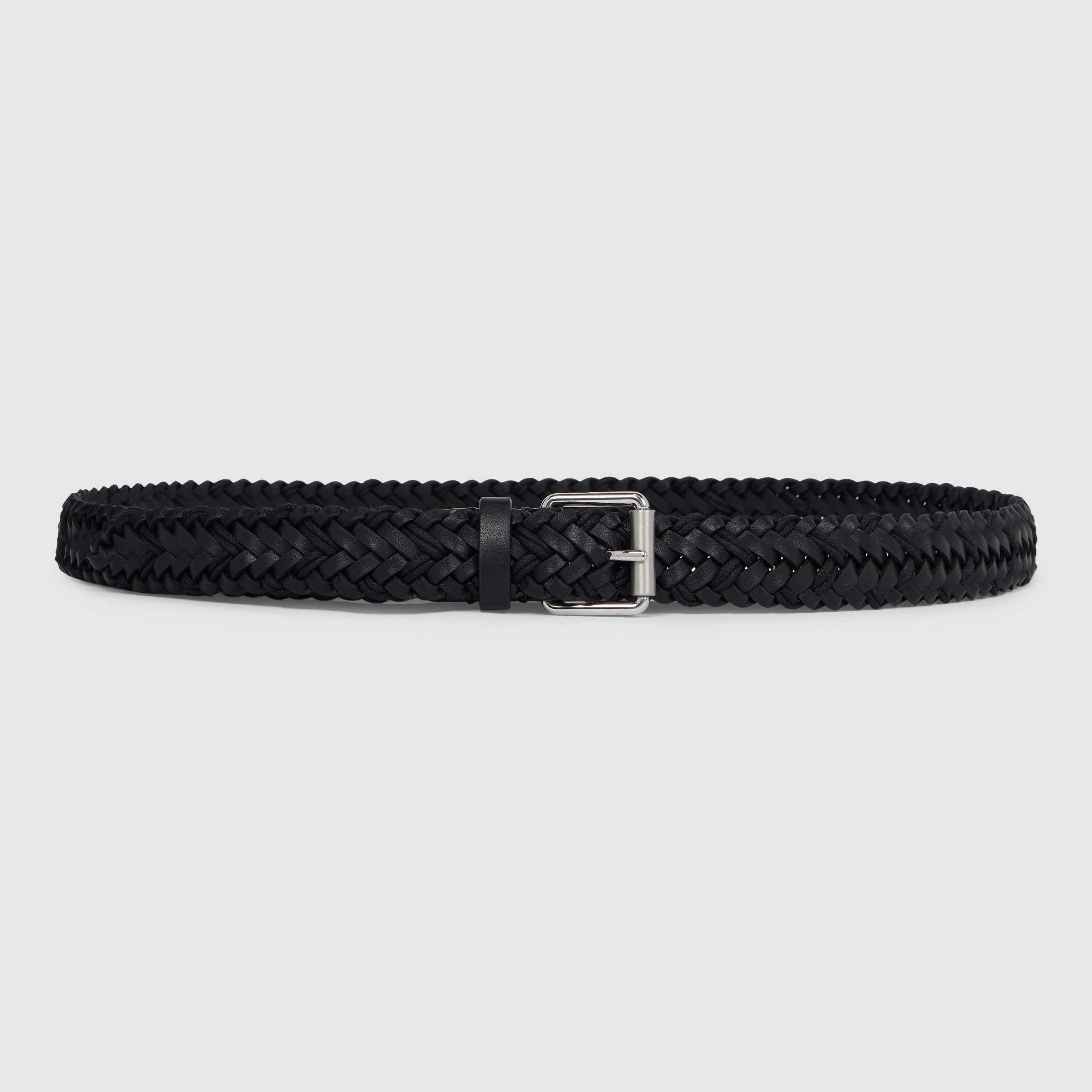 ECCO Formal Braided Belt Small - Black - Main