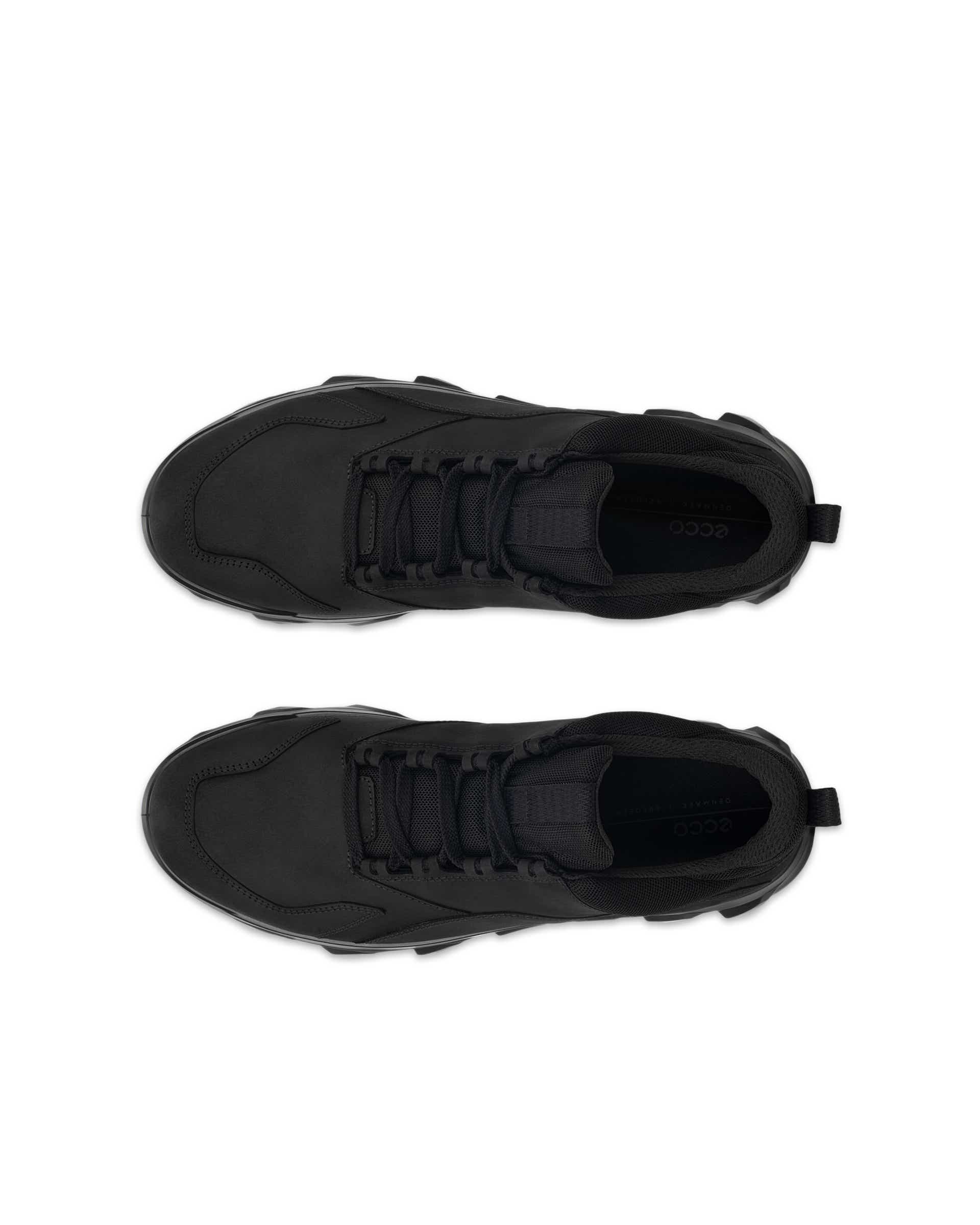 Pánske outdoorové nubukové tenisky ECCO® MX - Čierna - Top left pair