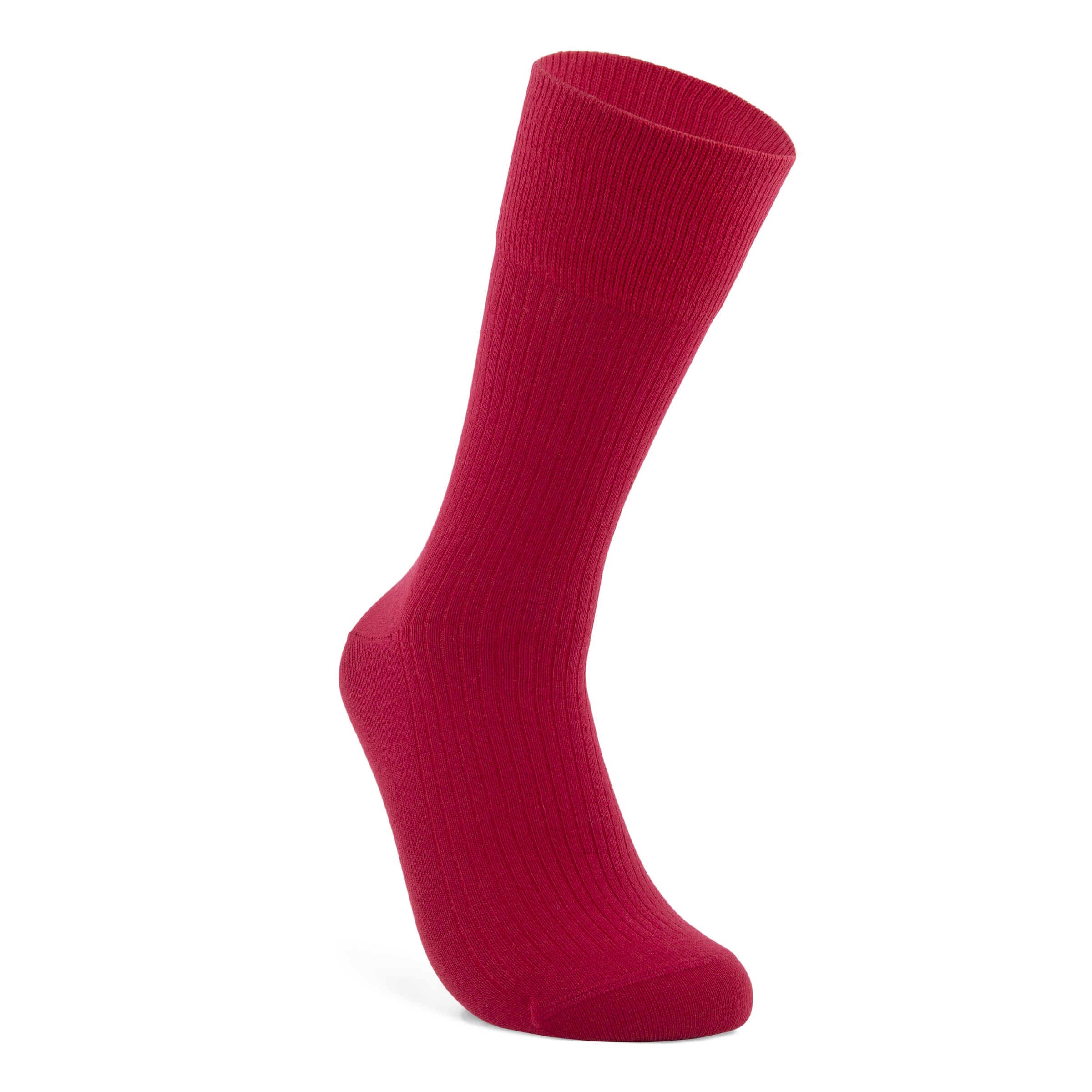 ECCO Mens Ribbed Socks - Red