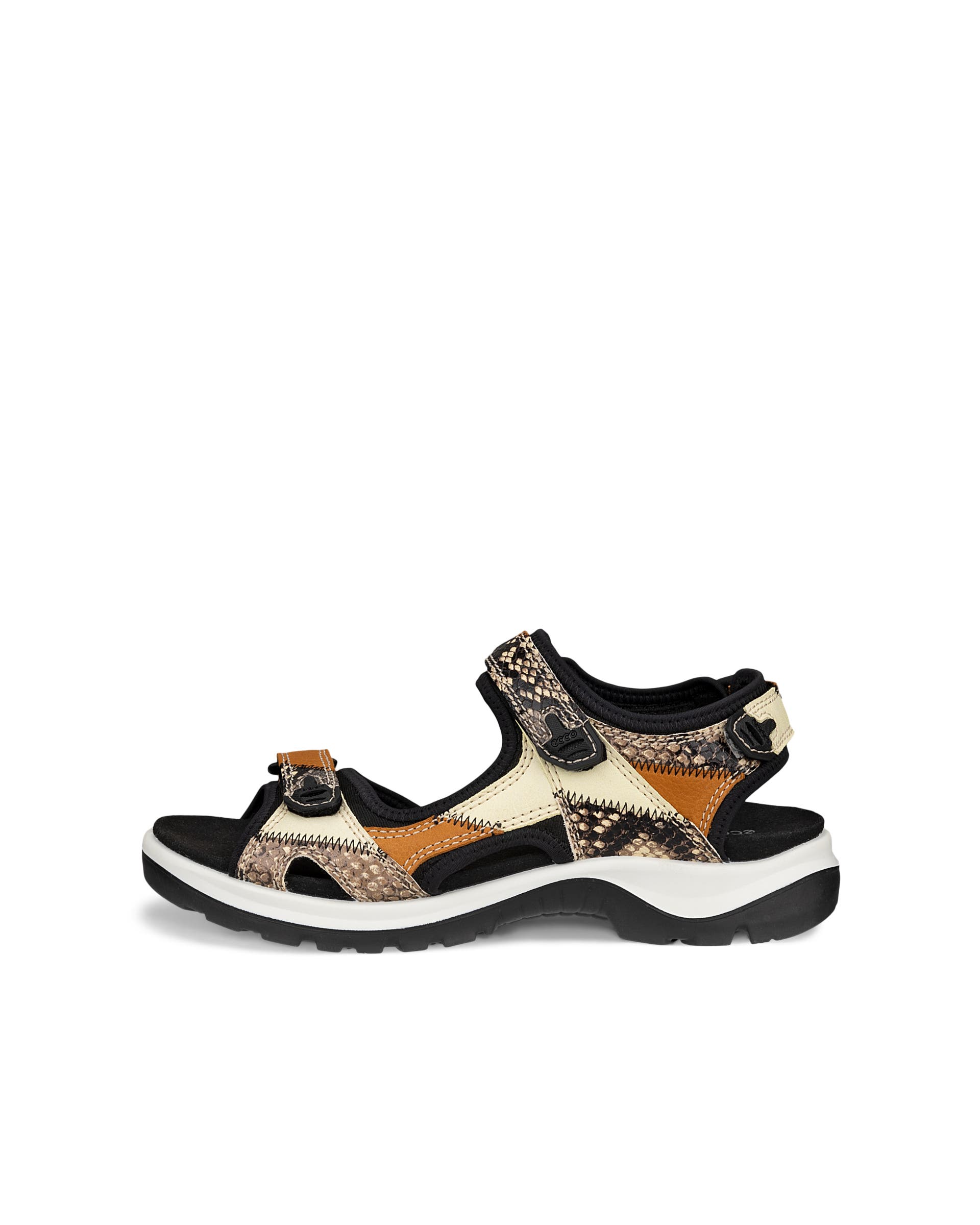 Women's ECCO® Offroad Leather Hiking Sandal - Multicolour - Outside